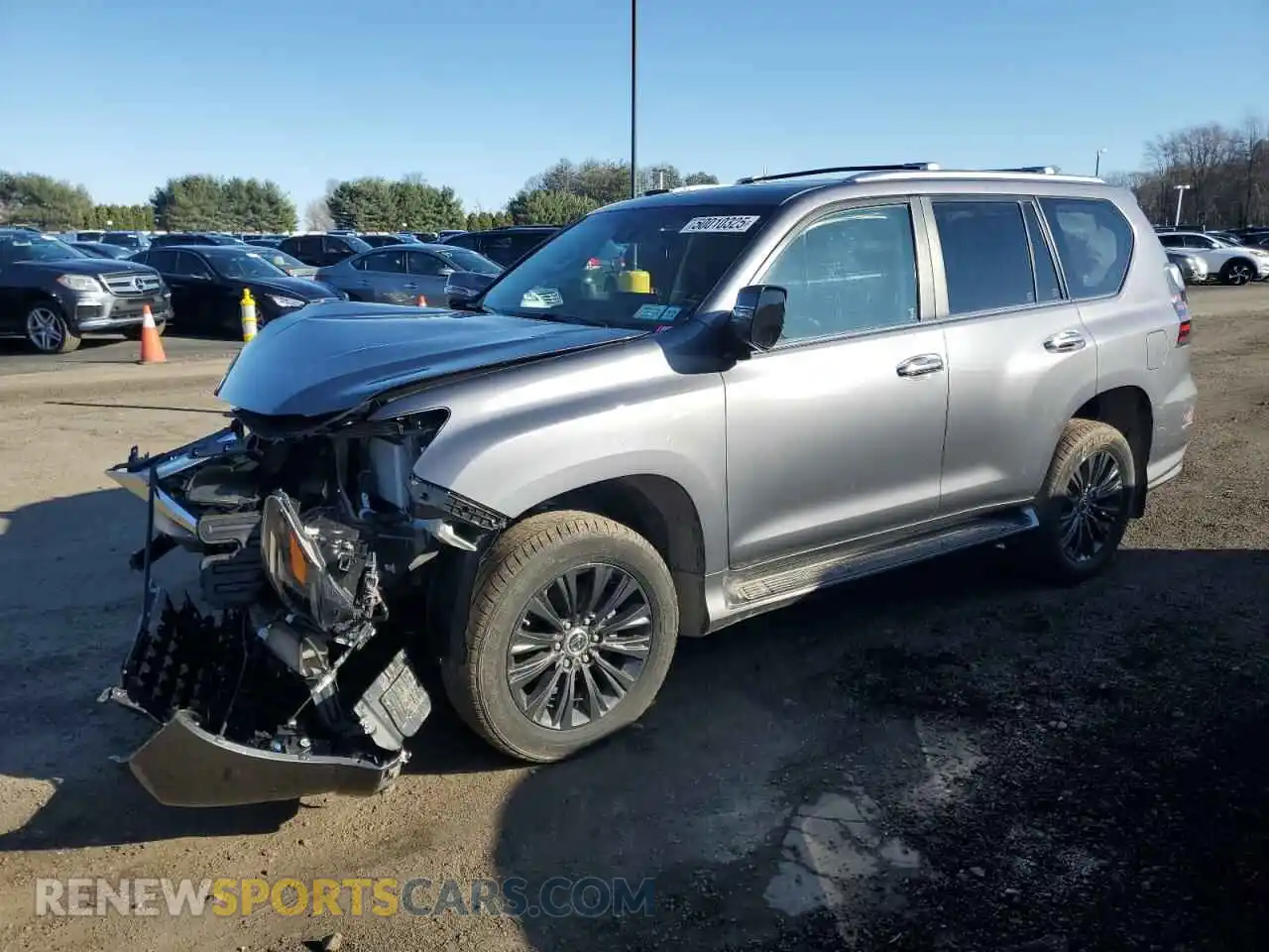 1 Photograph of a damaged car JTJAM7BX2P5353538 LEXUS GX 2023