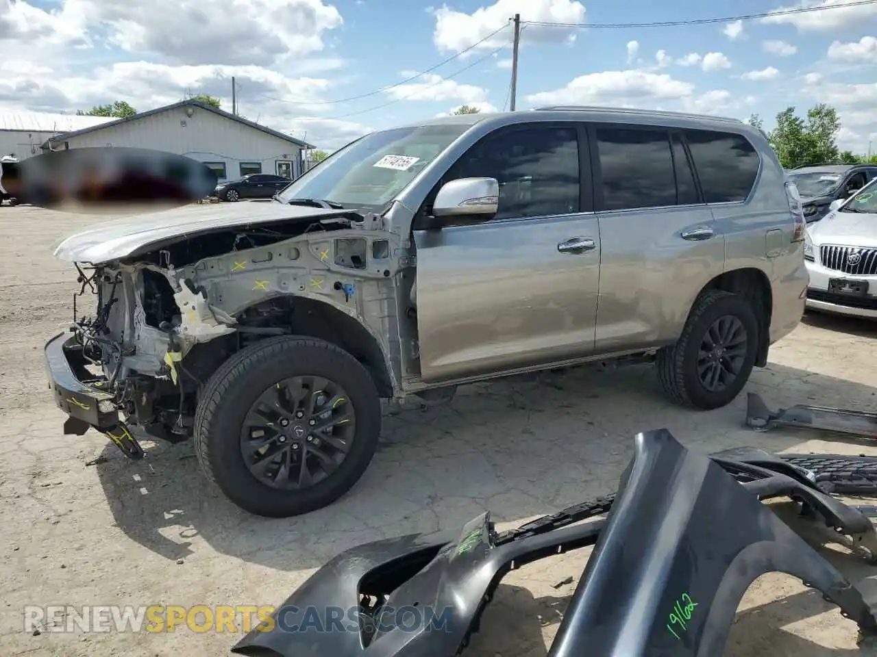 1 Photograph of a damaged car JTJAM7BX4P5375685 LEXUS GX 2023