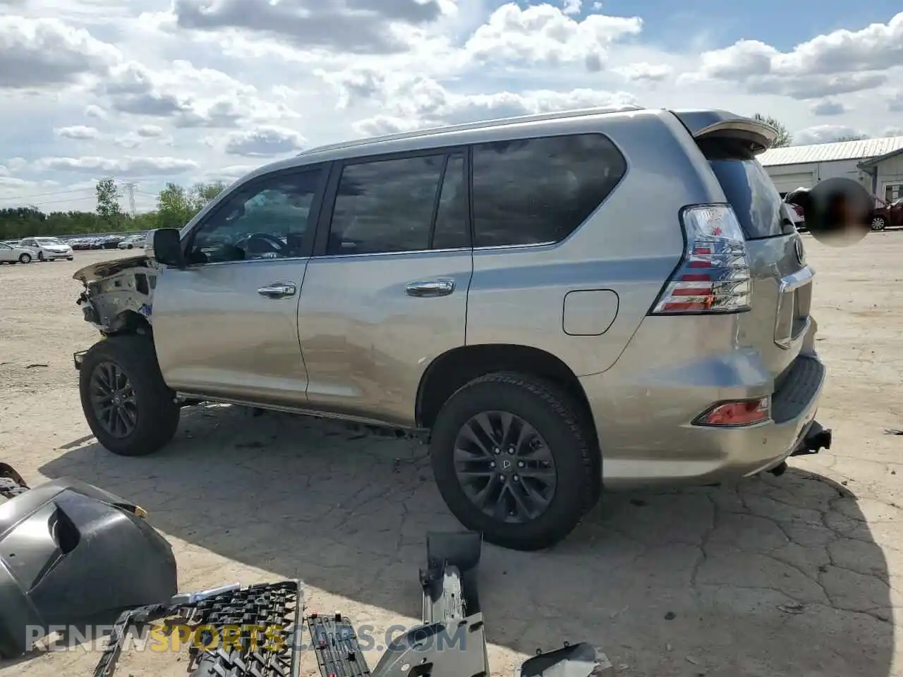 2 Photograph of a damaged car JTJAM7BX4P5375685 LEXUS GX 2023