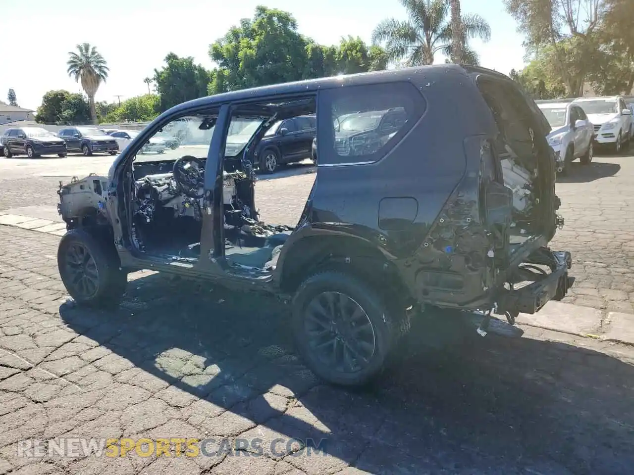 2 Photograph of a damaged car JTJAM7BX9P5376024 LEXUS GX 2023