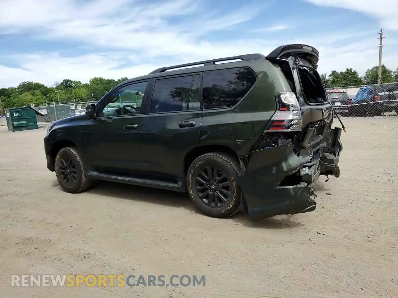 2 fotografías del automóvil dañado JTJSM7BX7P5352096 LEXUS GX 2023