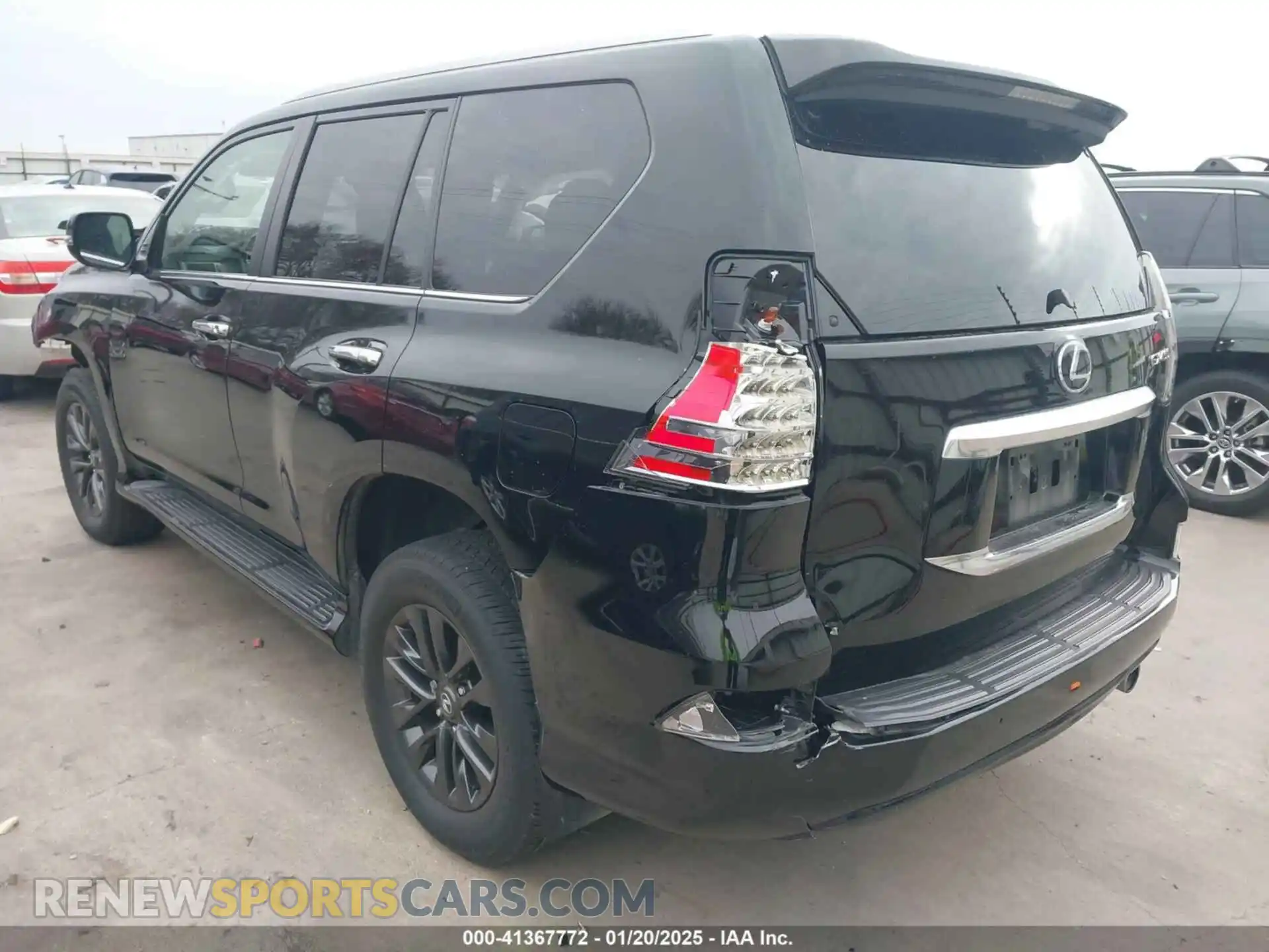 3 Photograph of a damaged car JTJAM7BX8L5240834 LEXUS GX 460 2020