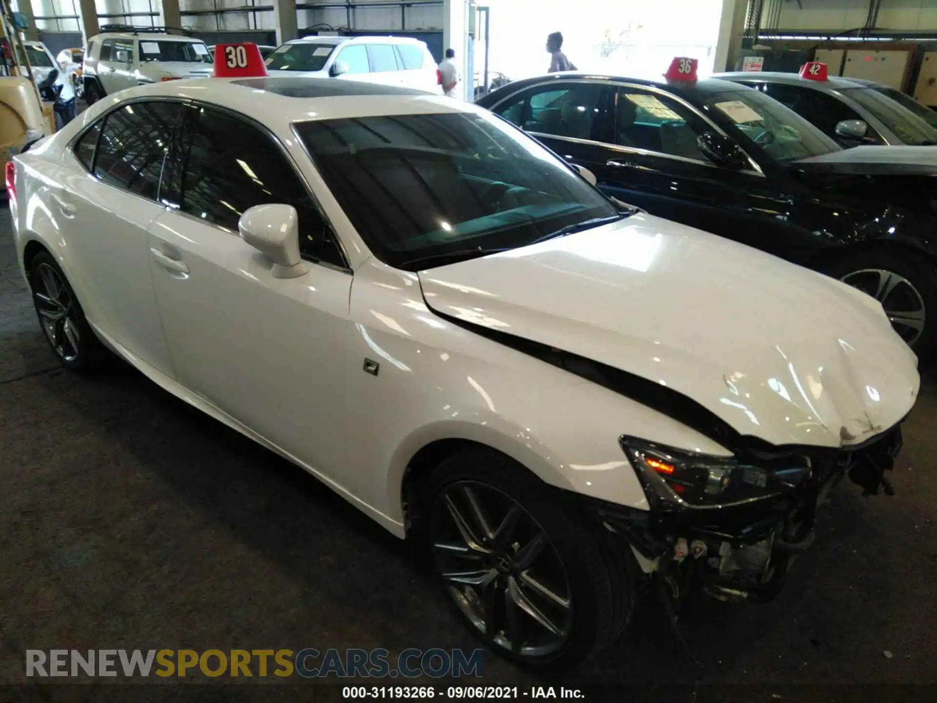 1 Photograph of a damaged car 000BA1D2XK5094061 LEXUS IS 2019