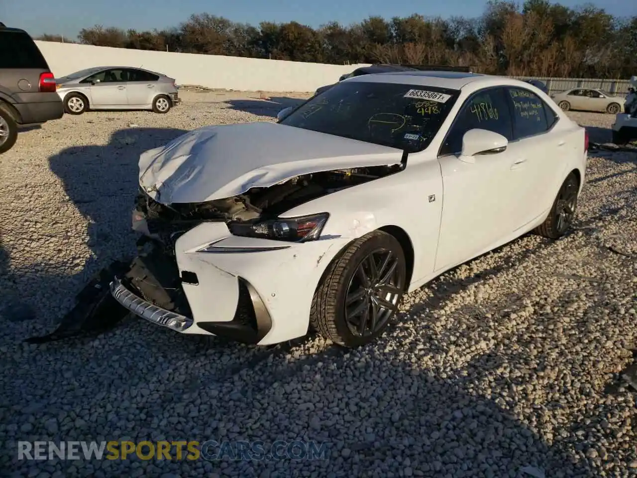 2 Photograph of a damaged car JTHBA1D20K5085448 LEXUS IS 2019