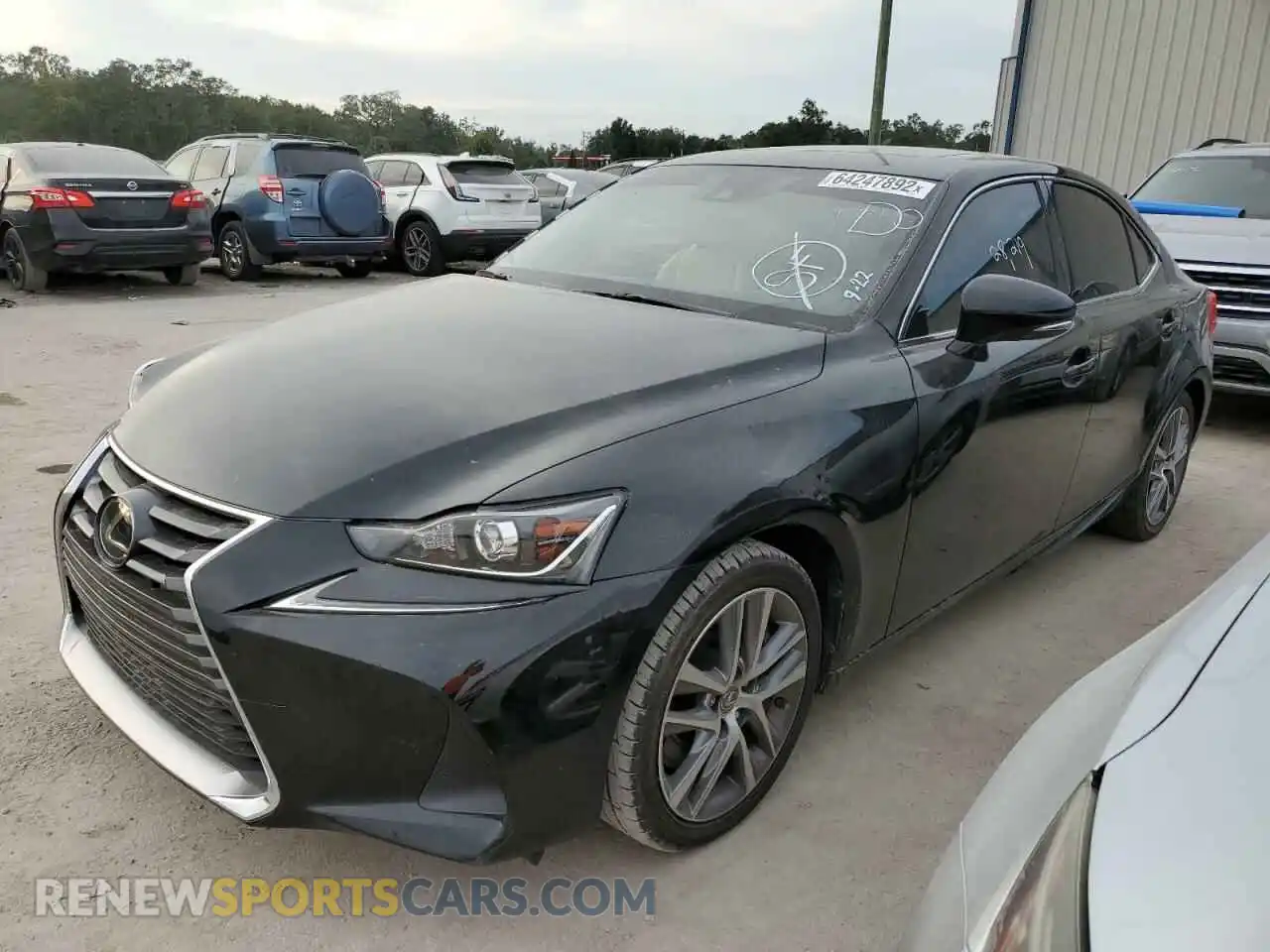 2 Photograph of a damaged car JTHBA1D20K5087720 LEXUS IS 2019