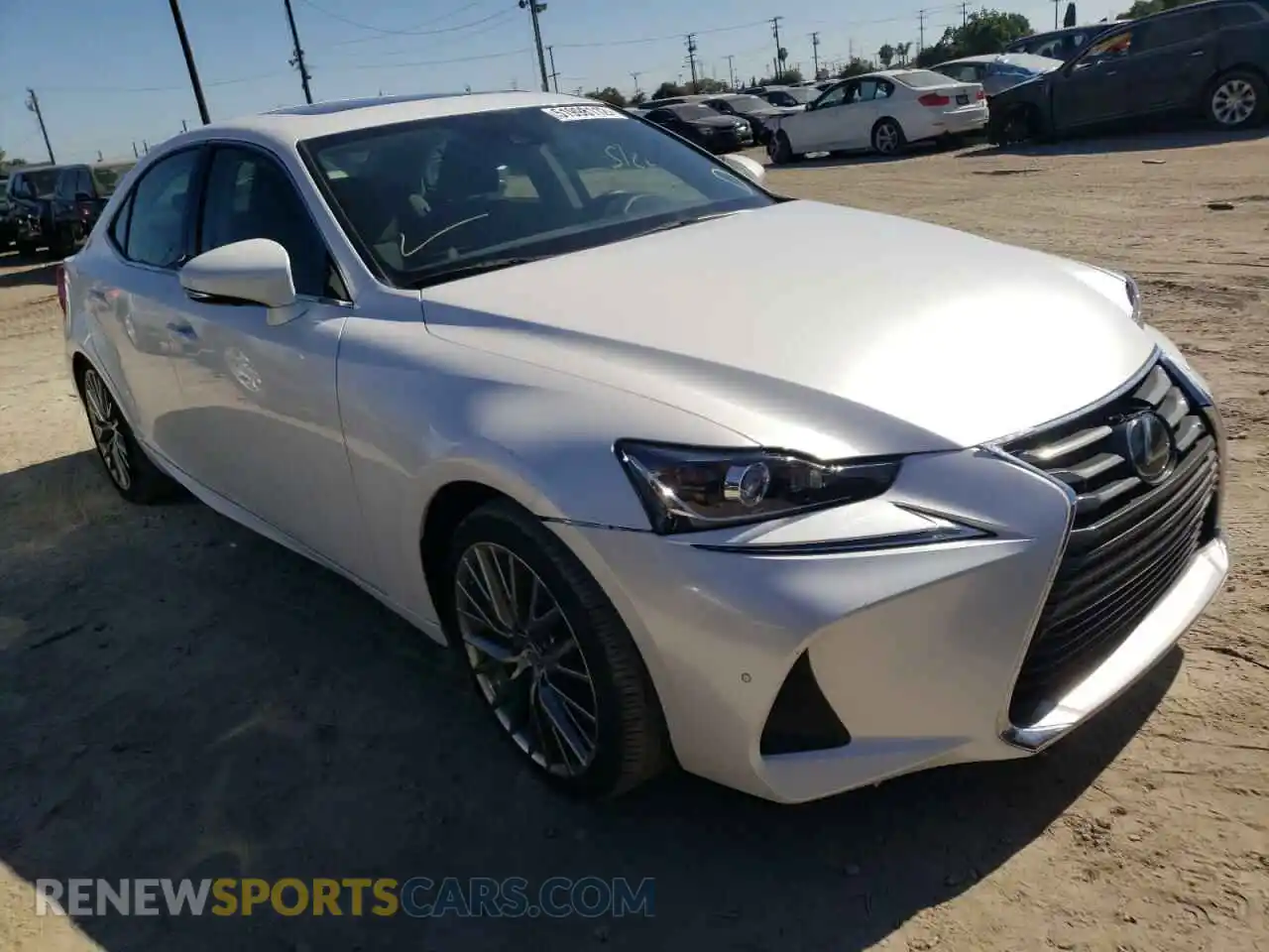 1 Photograph of a damaged car JTHBA1D20K5089256 LEXUS IS 2019