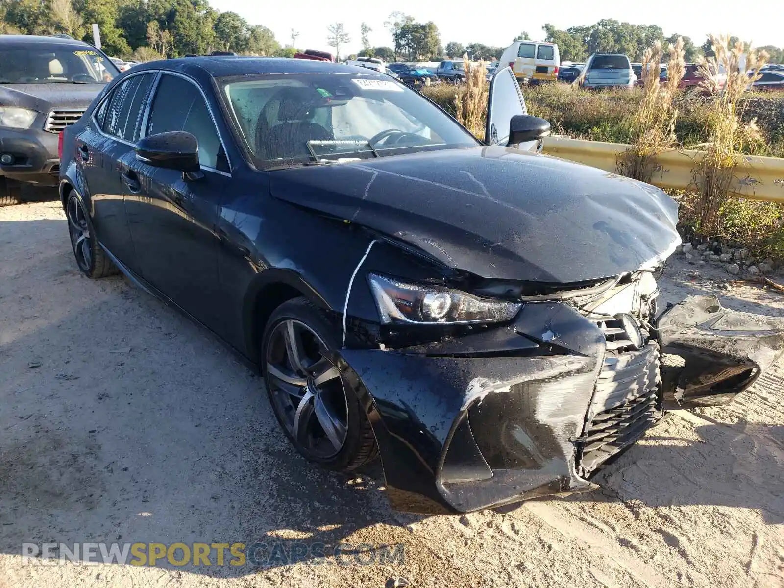 1 Photograph of a damaged car JTHBA1D20K5092108 LEXUS IS 2019