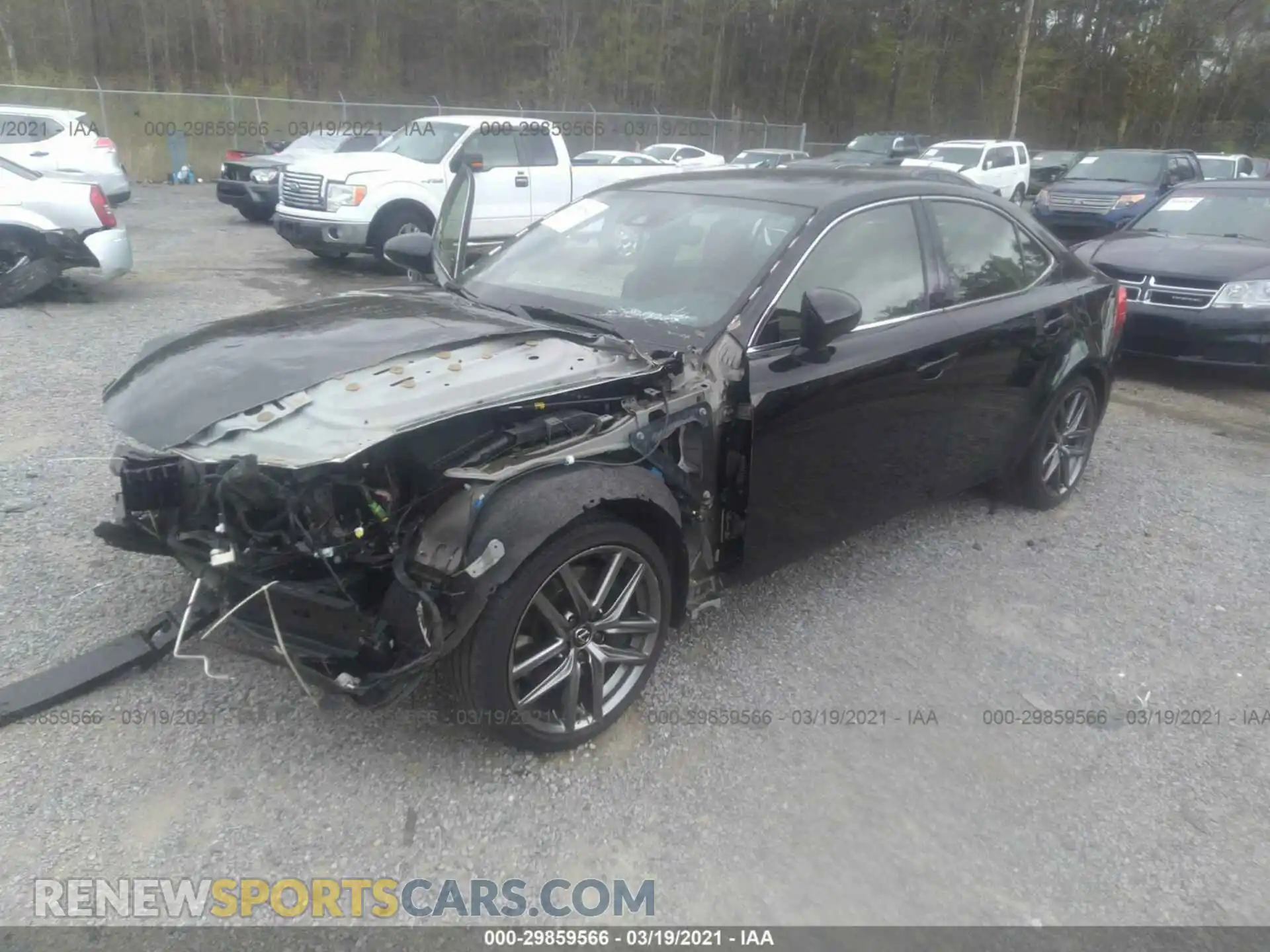2 Photograph of a damaged car JTHBA1D20K5094716 LEXUS IS 2019