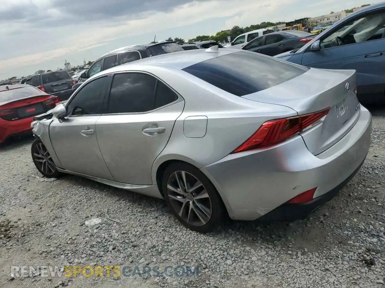 2 Photograph of a damaged car JTHBA1D21K5085796 LEXUS IS 2019