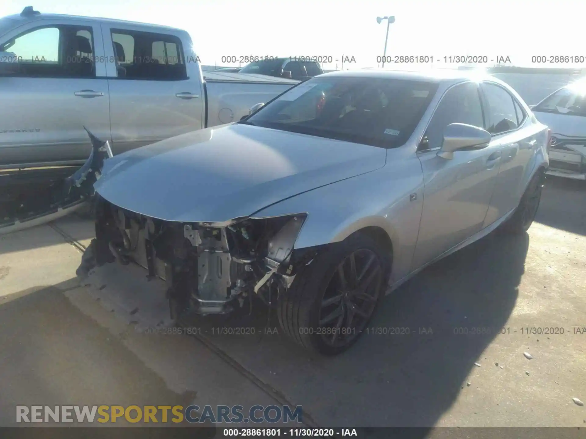 2 Photograph of a damaged car JTHBA1D21K5087015 LEXUS IS 2019