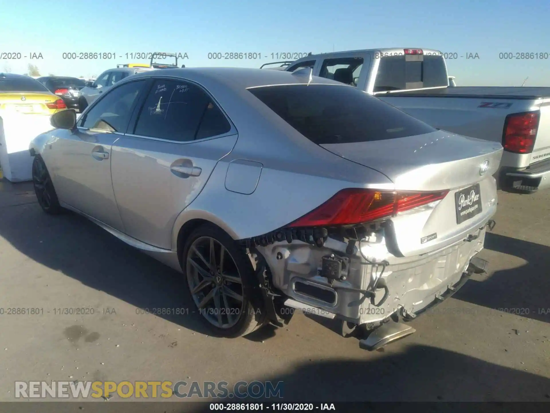 3 Photograph of a damaged car JTHBA1D21K5087015 LEXUS IS 2019