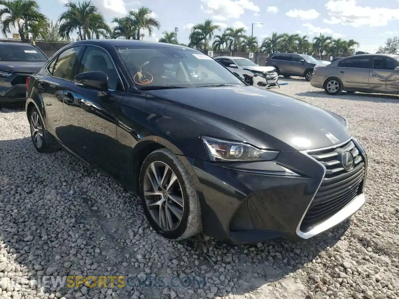 1 Photograph of a damaged car JTHBA1D21K5089766 LEXUS IS 2019