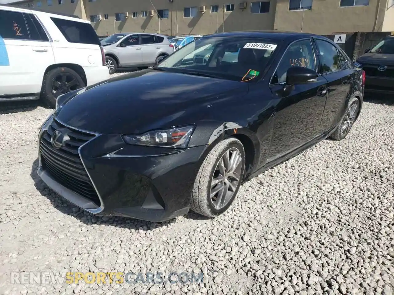 2 Photograph of a damaged car JTHBA1D21K5089766 LEXUS IS 2019