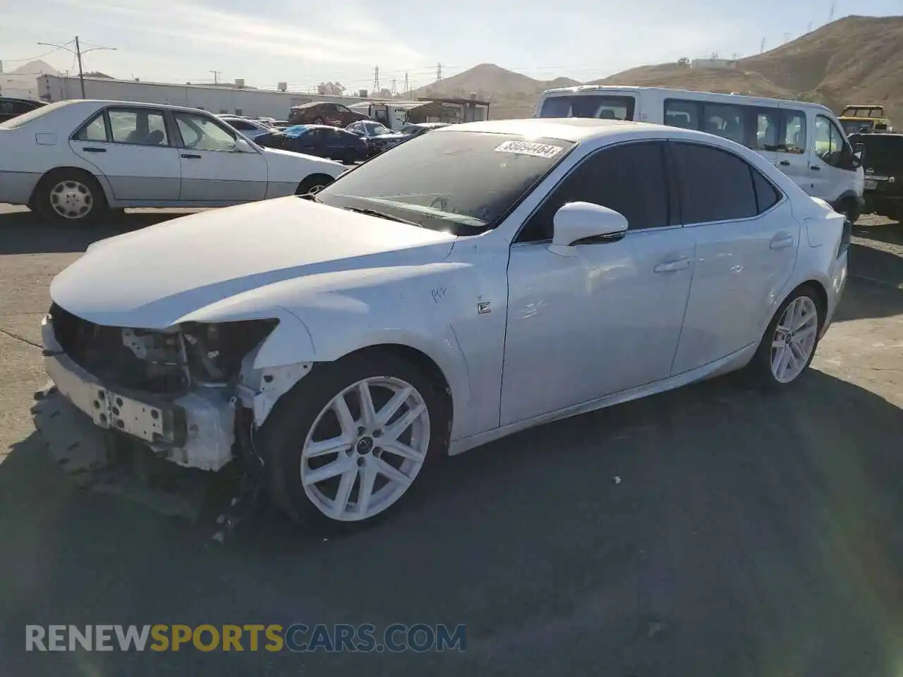 1 Photograph of a damaged car JTHBA1D21K5089962 LEXUS IS 2019