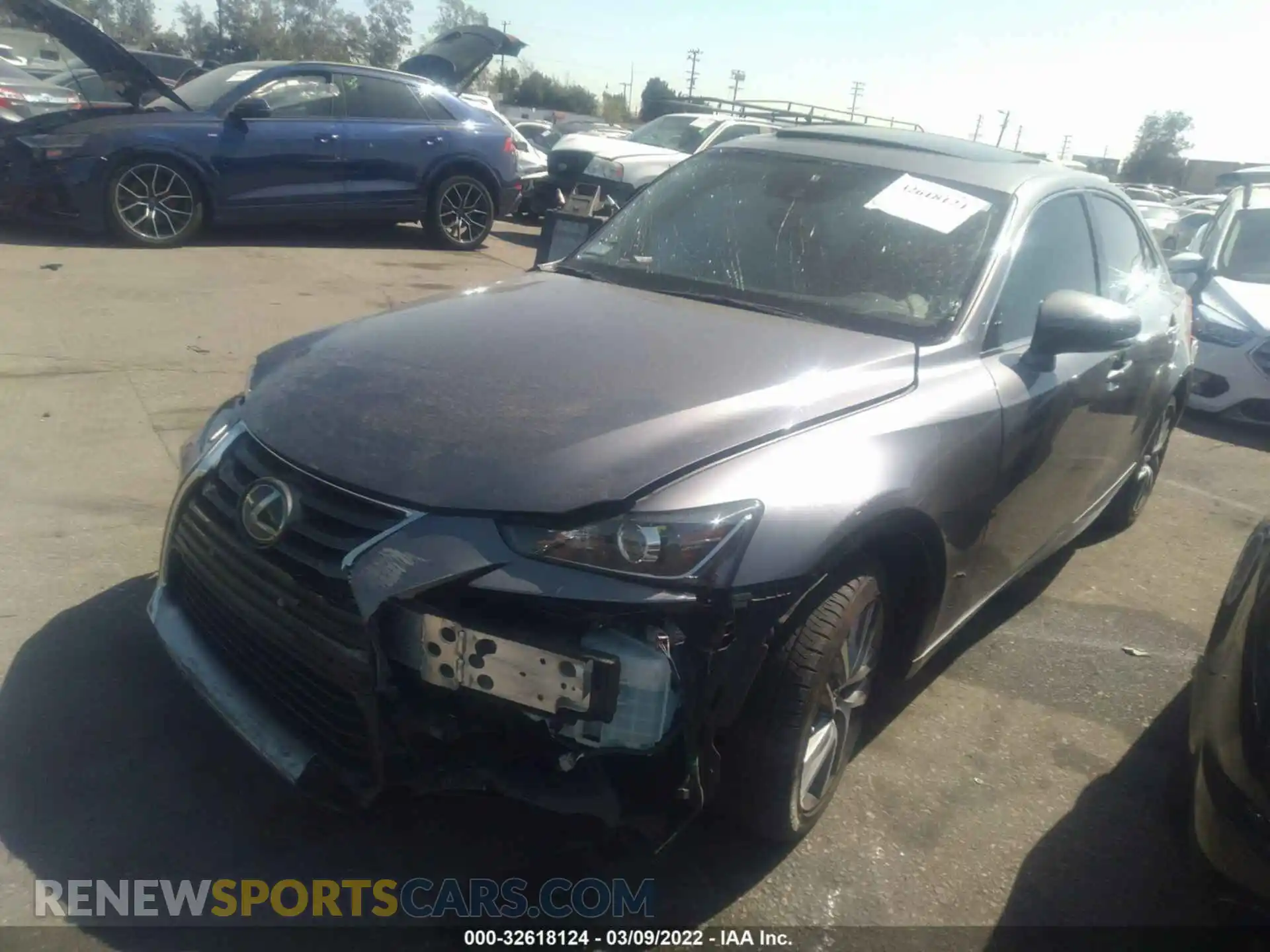 2 Photograph of a damaged car JTHBA1D21K5093607 LEXUS IS 2019