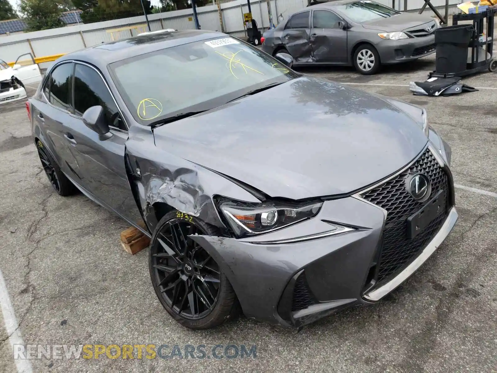 1 Photograph of a damaged car JTHBA1D21K5094028 LEXUS IS 2019