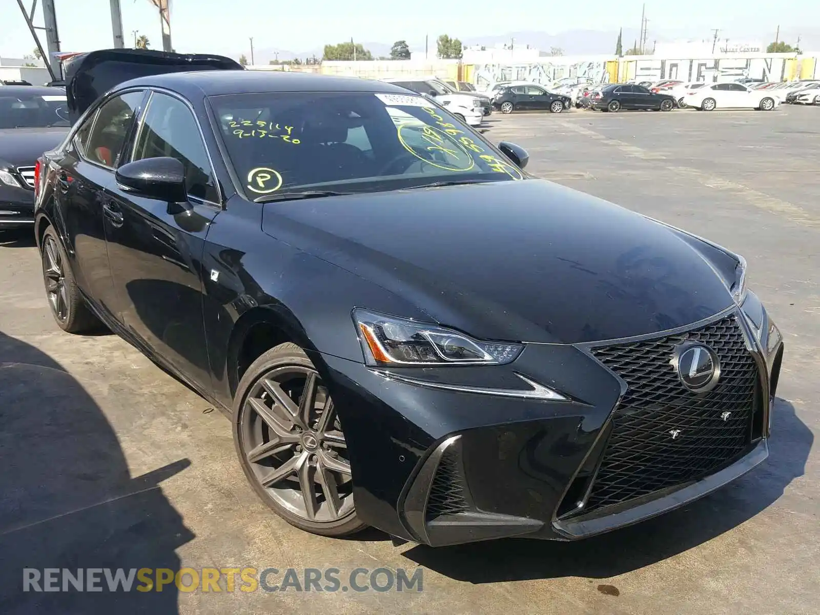 1 Photograph of a damaged car JTHBA1D21K5100362 LEXUS IS 2019