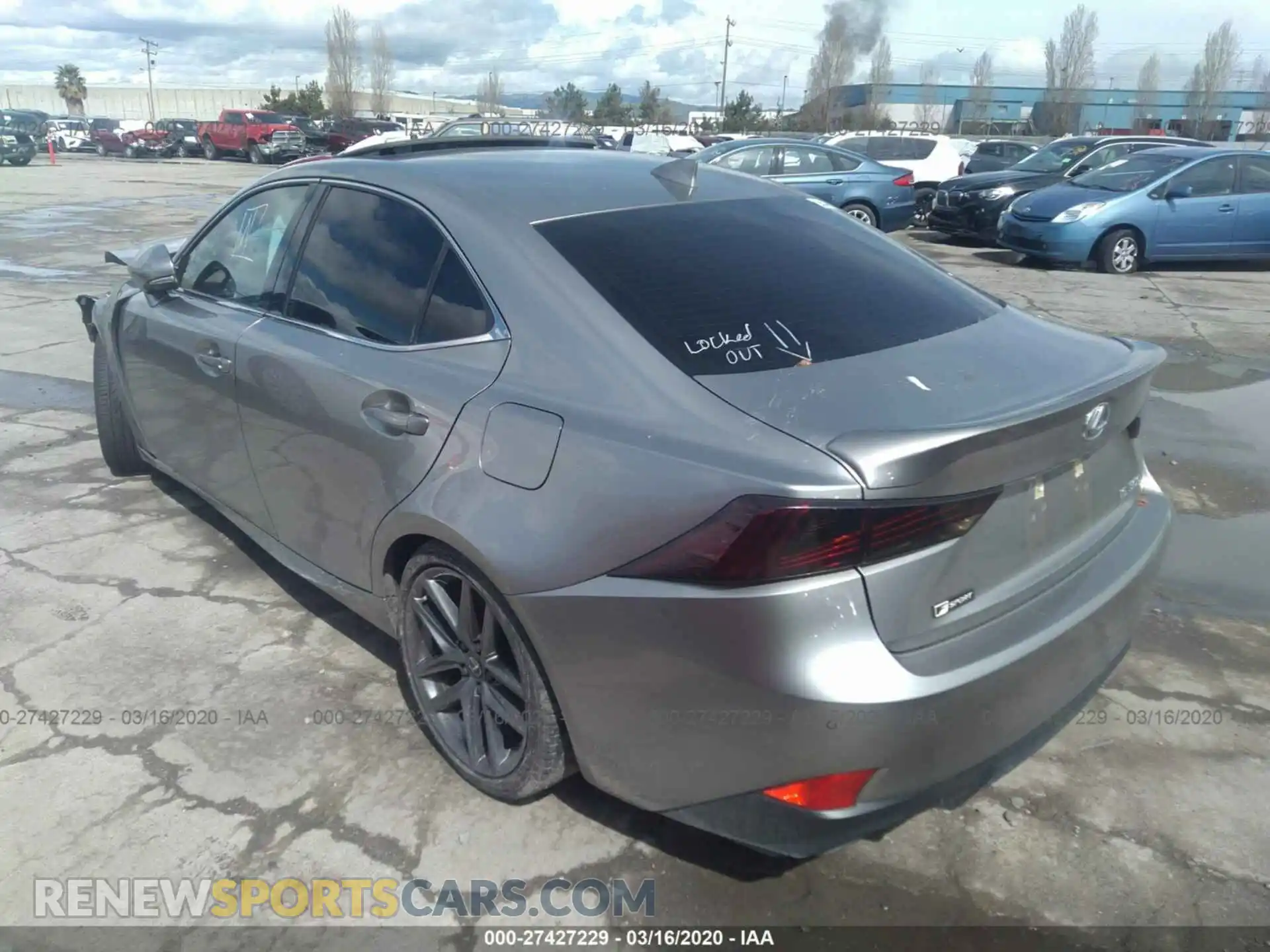 3 Photograph of a damaged car JTHBA1D22K5086908 LEXUS IS 2019