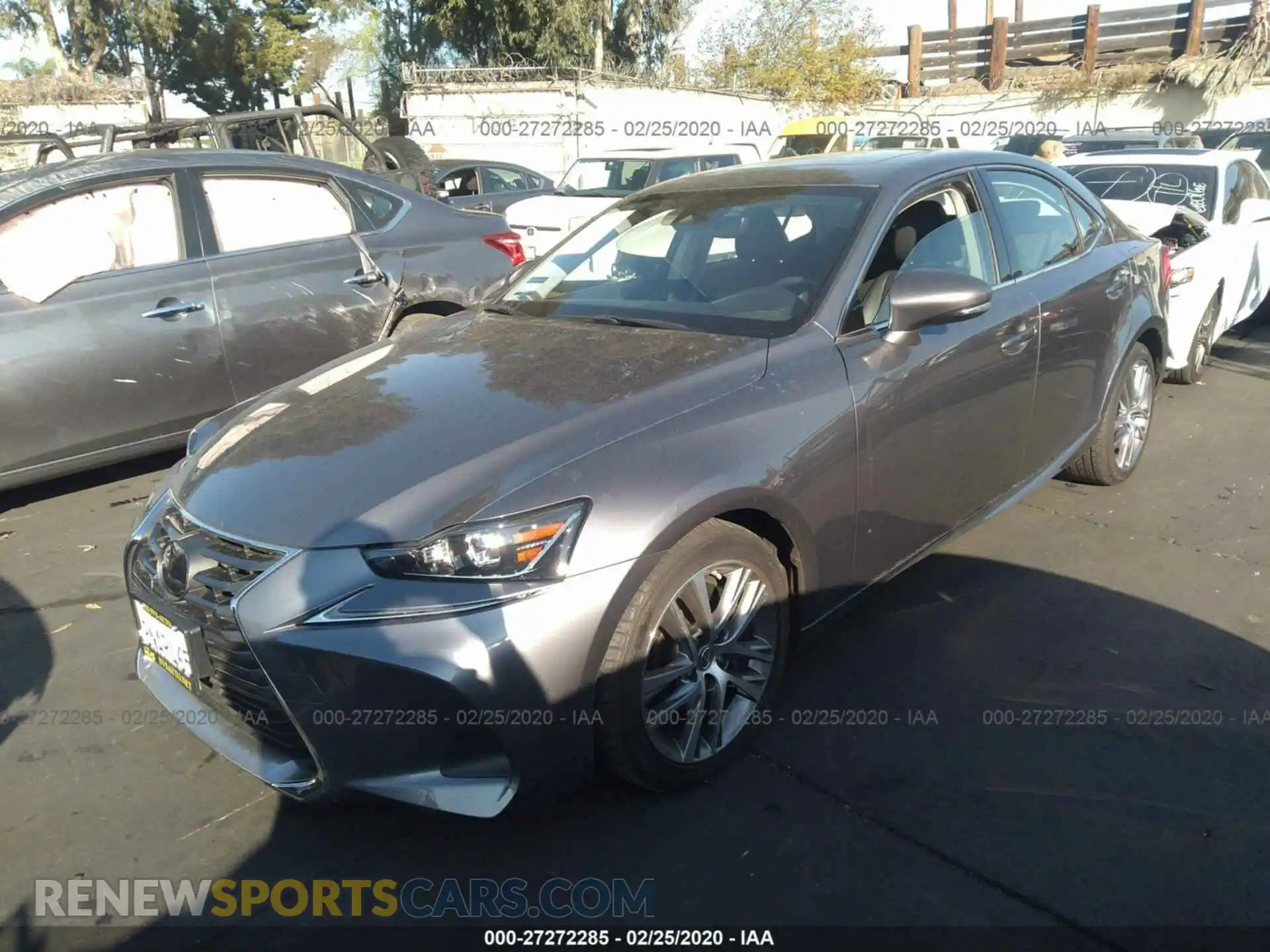2 Photograph of a damaged car JTHBA1D22K5092384 LEXUS IS 2019