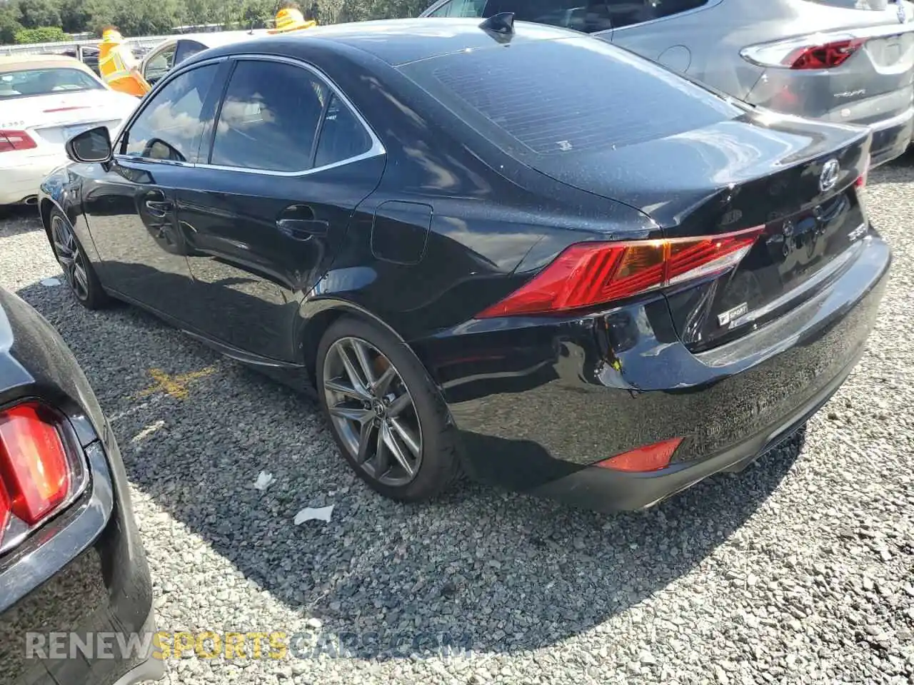 2 Photograph of a damaged car JTHBA1D22K5095561 LEXUS IS 2019
