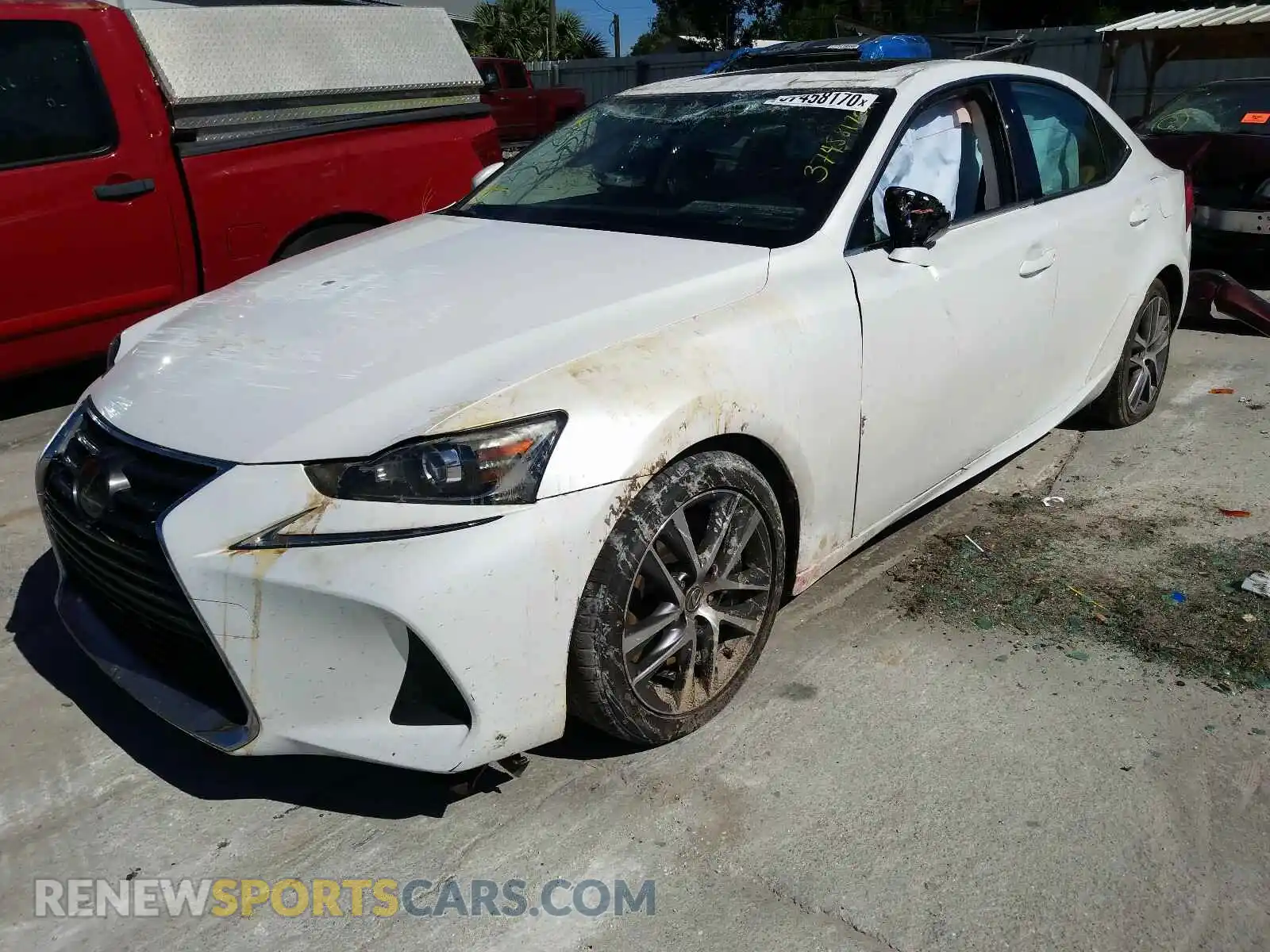2 Photograph of a damaged car JTHBA1D23K5085833 LEXUS IS 2019