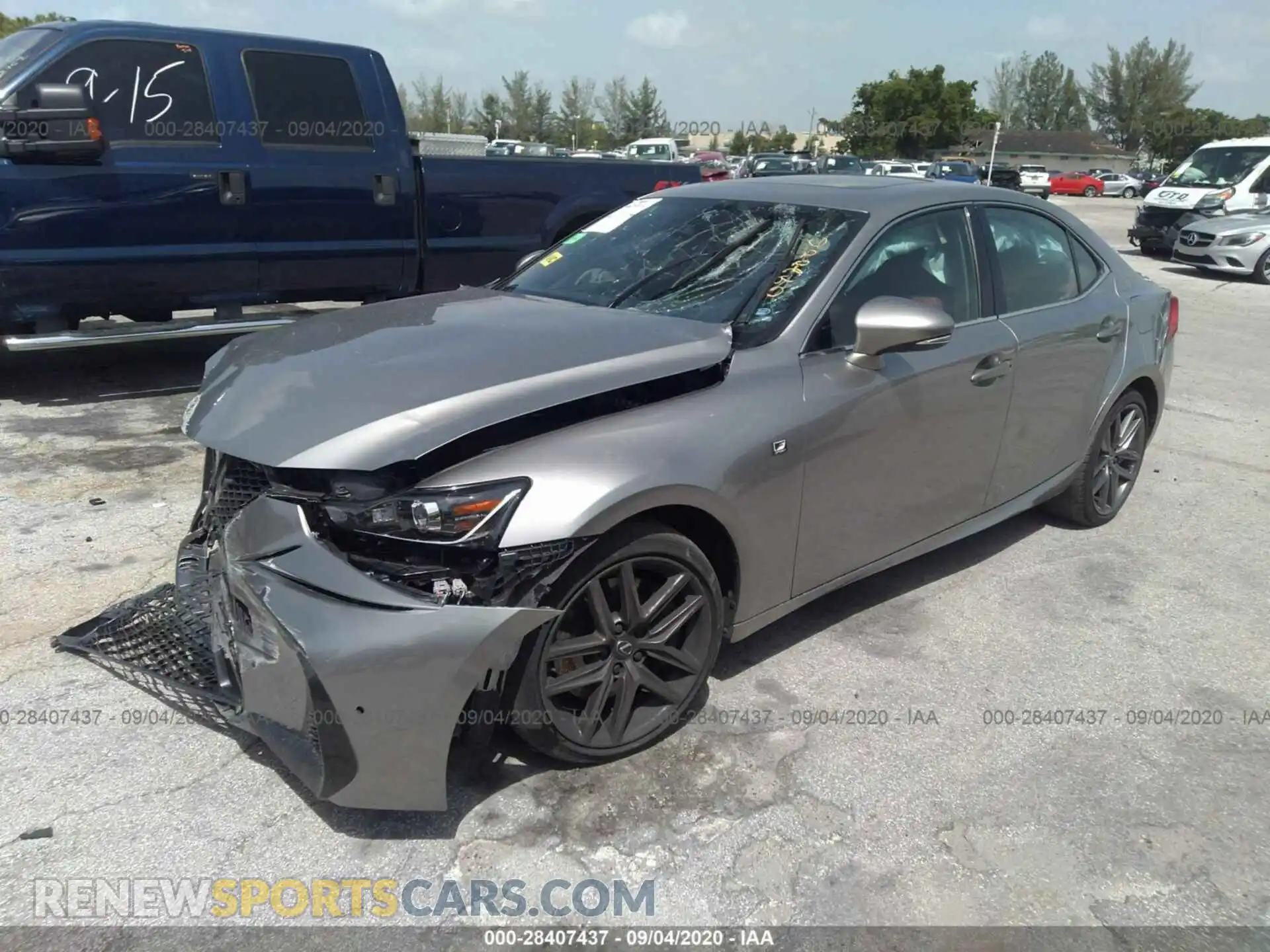 2 Photograph of a damaged car JTHBA1D23K5092006 LEXUS IS 2019