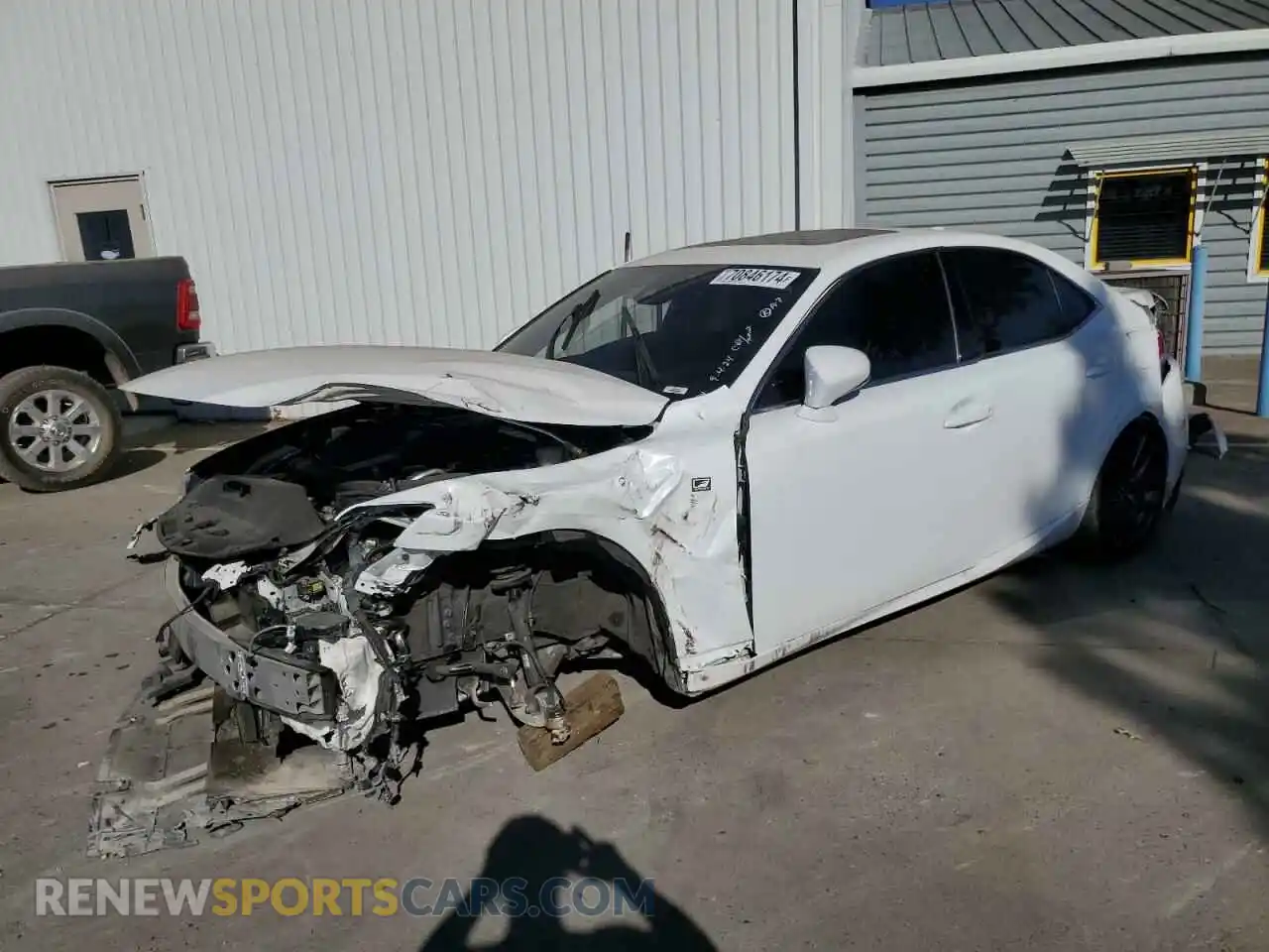1 Photograph of a damaged car JTHBA1D23K5093107 LEXUS IS 2019