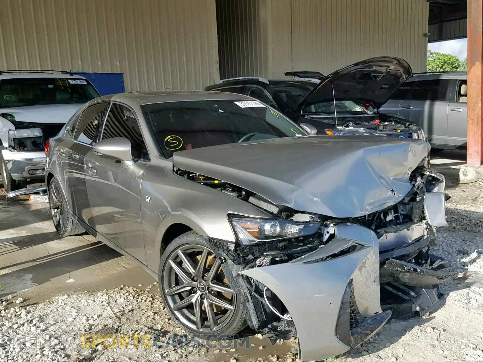 1 Photograph of a damaged car JTHBA1D23K5093673 LEXUS IS 2019
