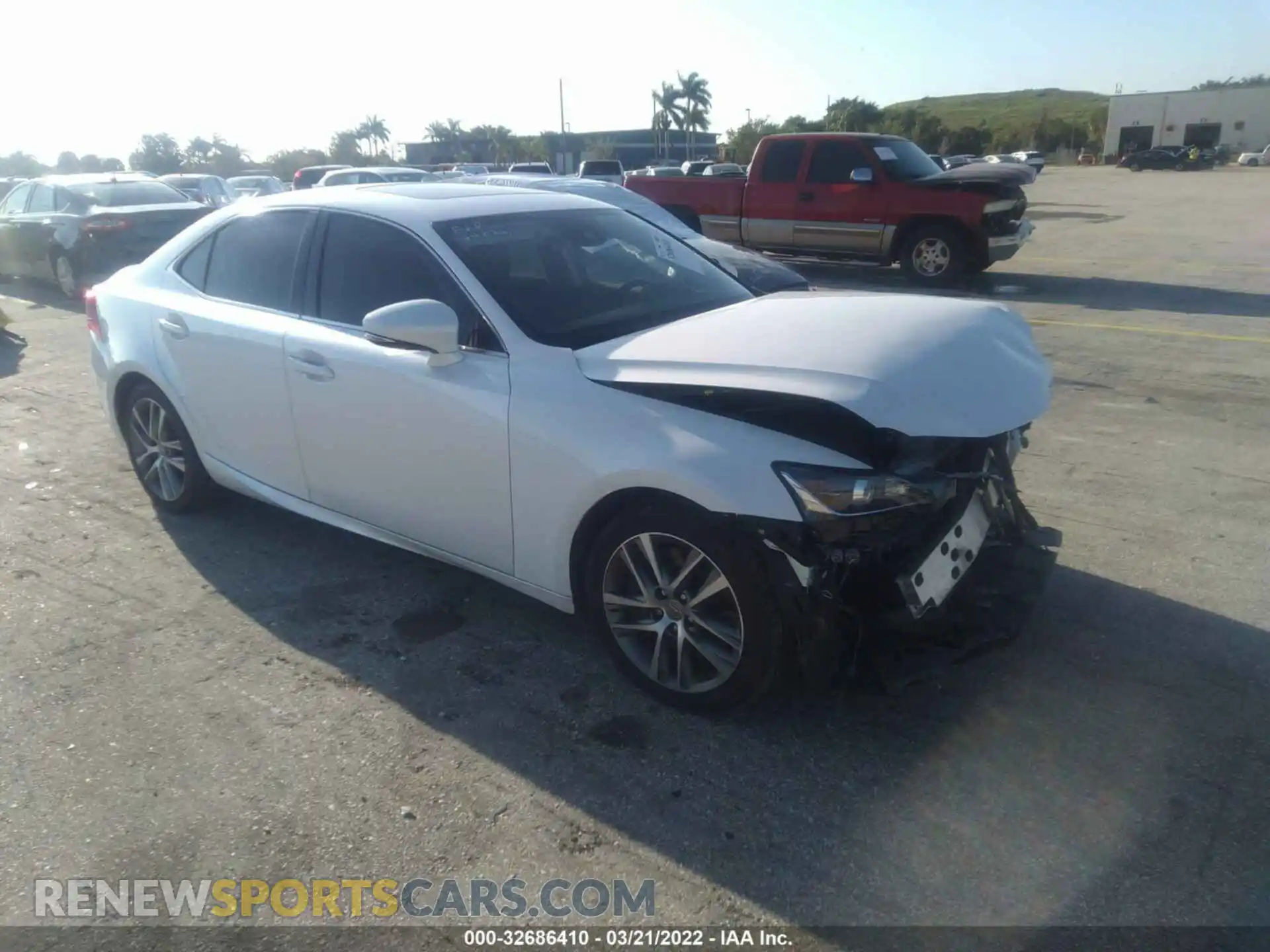 1 Photograph of a damaged car JTHBA1D23K5093723 LEXUS IS 2019