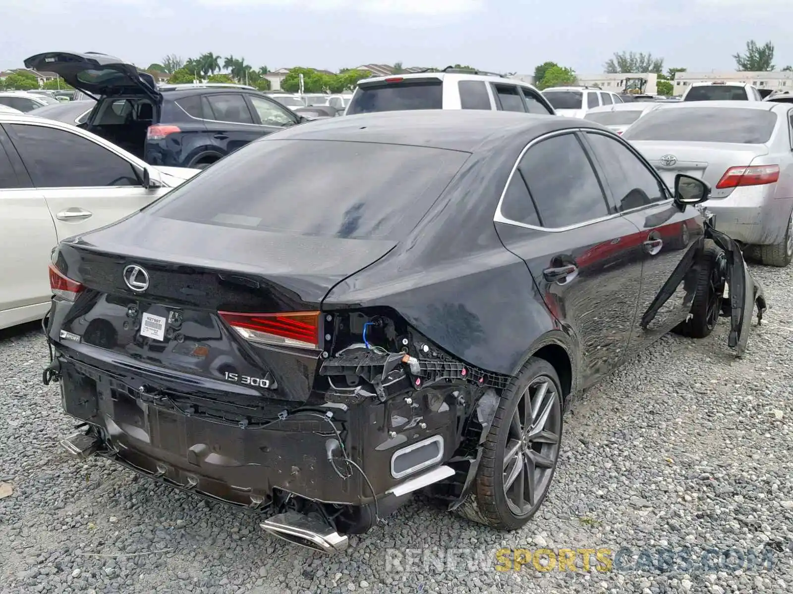 4 Photograph of a damaged car JTHBA1D23K5093799 LEXUS IS 2019