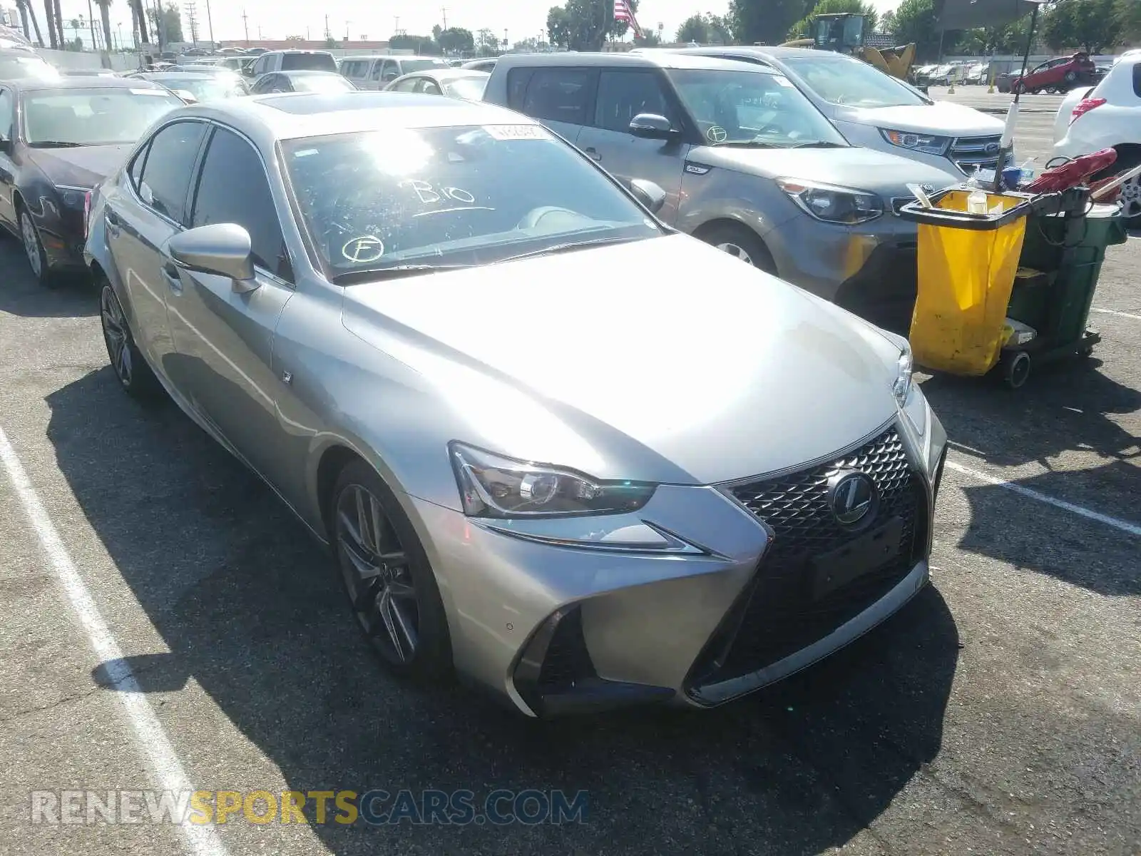 1 Photograph of a damaged car JTHBA1D23K5094192 LEXUS IS 2019