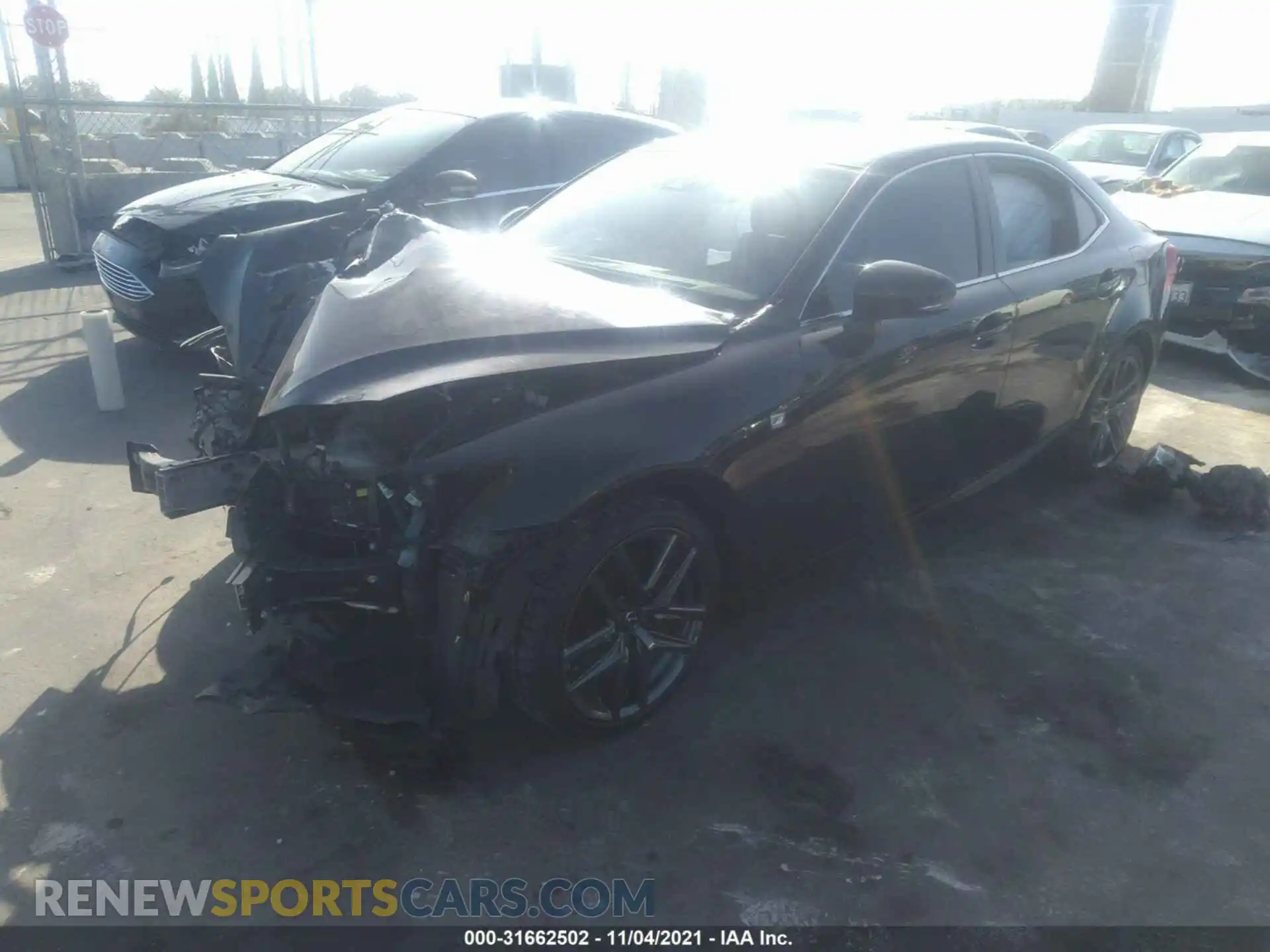 2 Photograph of a damaged car JTHBA1D23K5095181 LEXUS IS 2019