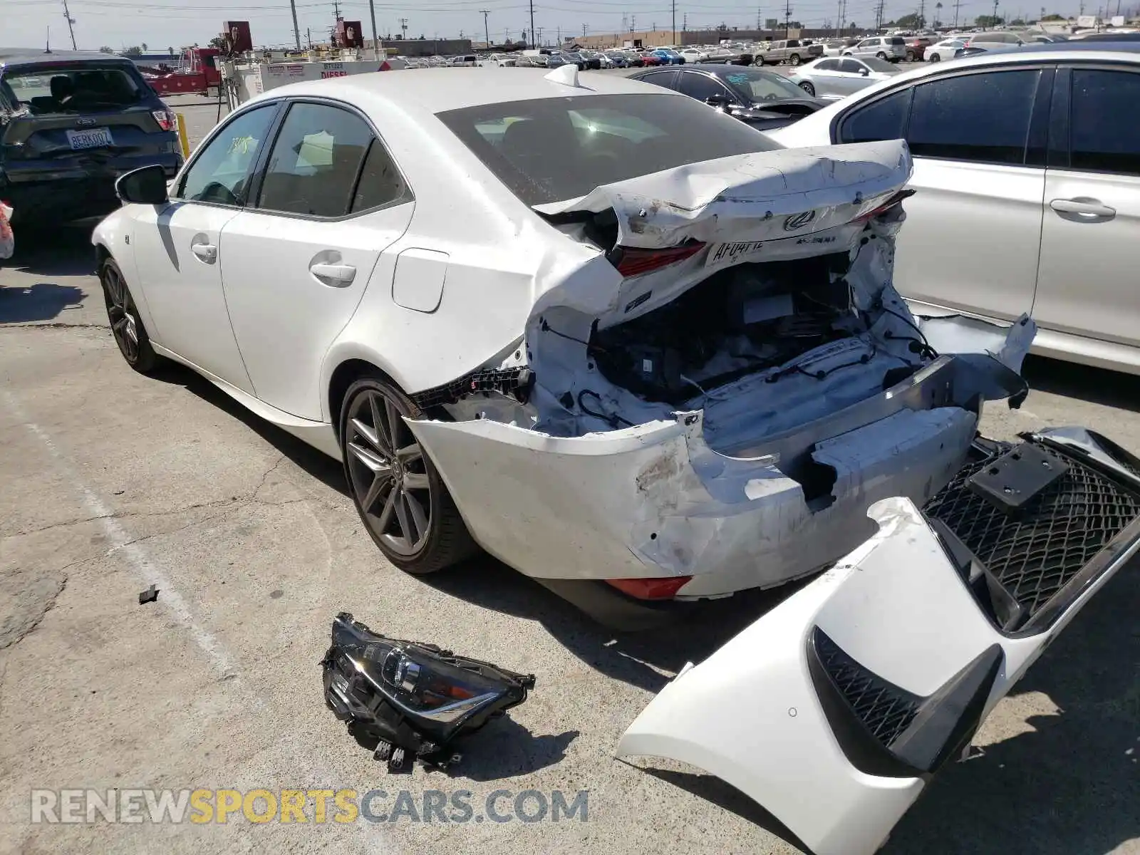 3 Photograph of a damaged car JTHBA1D23K5096184 LEXUS IS 2019