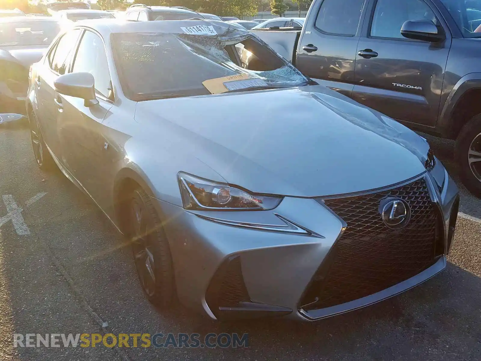1 Photograph of a damaged car JTHBA1D23K5098467 LEXUS IS 2019