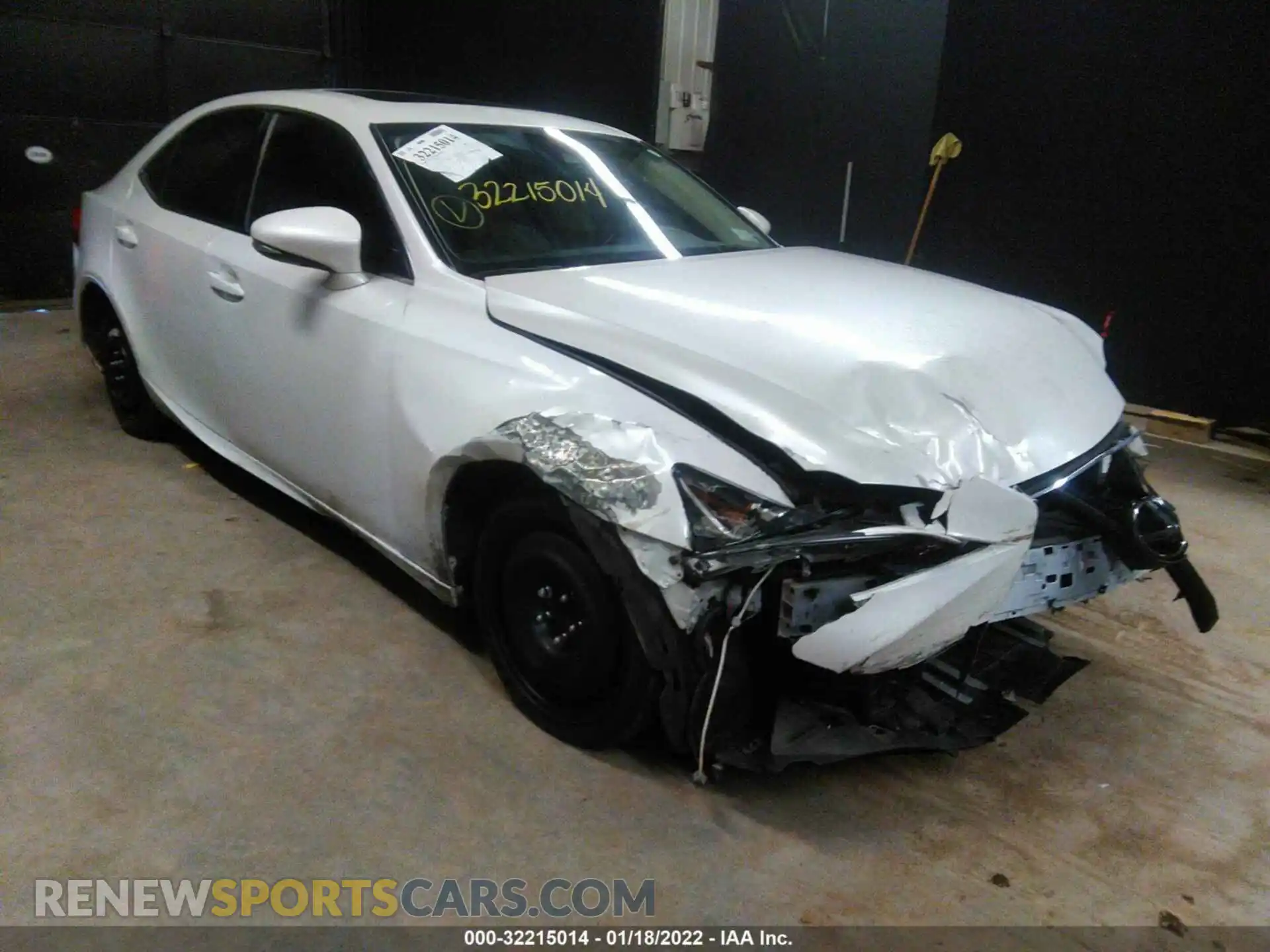 1 Photograph of a damaged car JTHBA1D23K5099070 LEXUS IS 2019