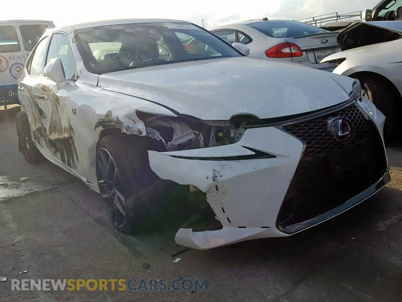 1 Photograph of a damaged car JTHBA1D24K5087655 LEXUS IS 2019
