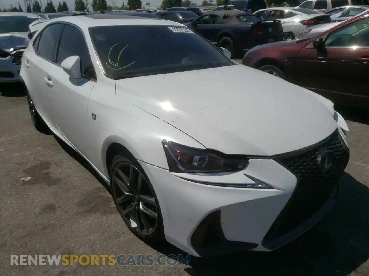 1 Photograph of a damaged car JTHBA1D24K5090183 LEXUS IS 2019