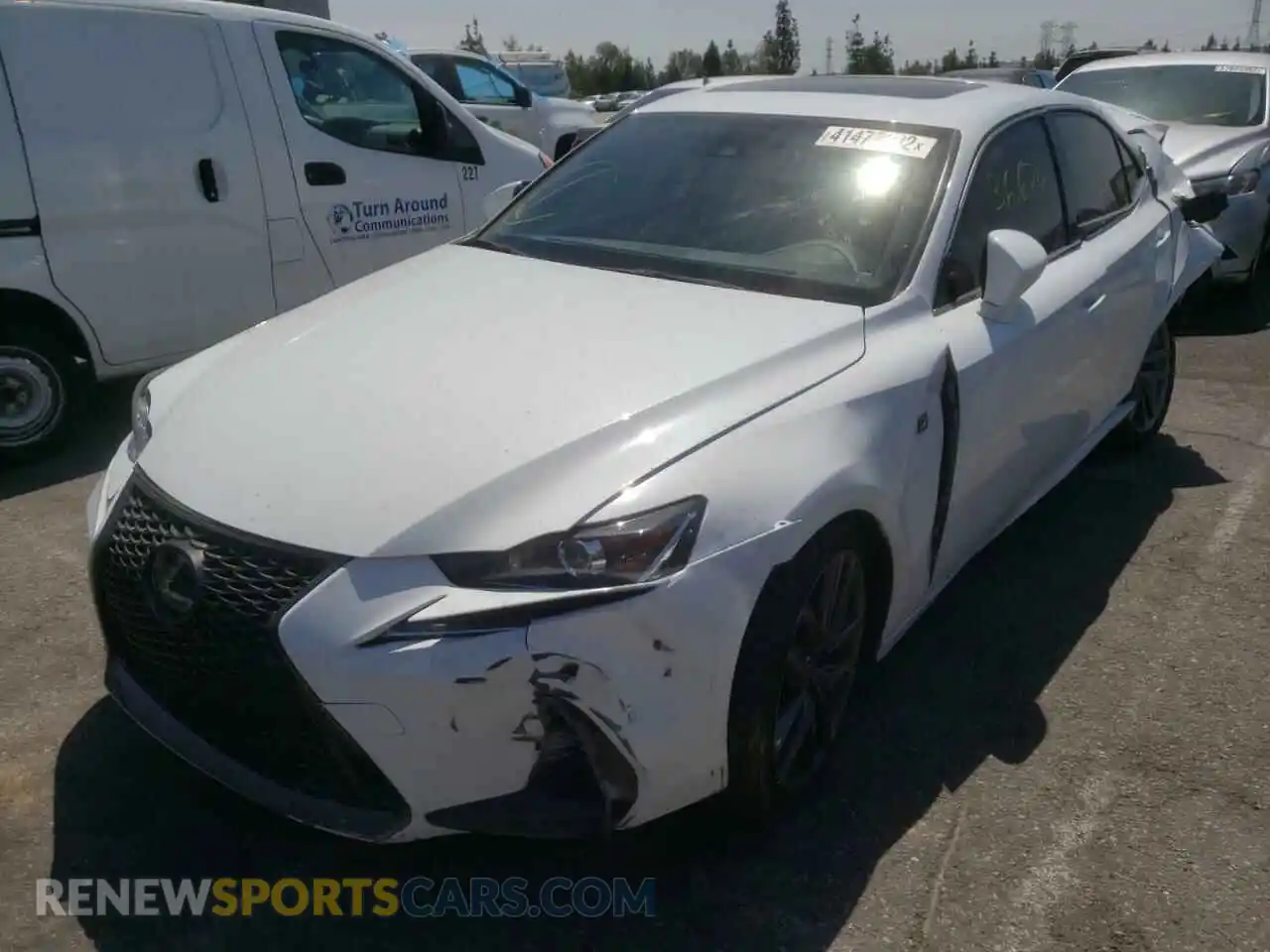 2 Photograph of a damaged car JTHBA1D24K5090183 LEXUS IS 2019