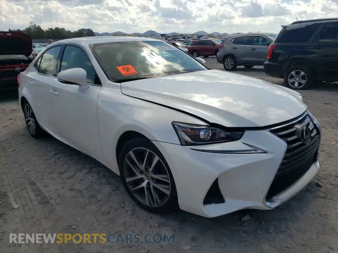 1 Photograph of a damaged car JTHBA1D24K5090569 LEXUS IS 2019