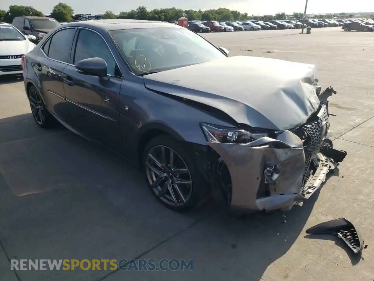 1 Photograph of a damaged car JTHBA1D24K5092824 LEXUS IS 2019