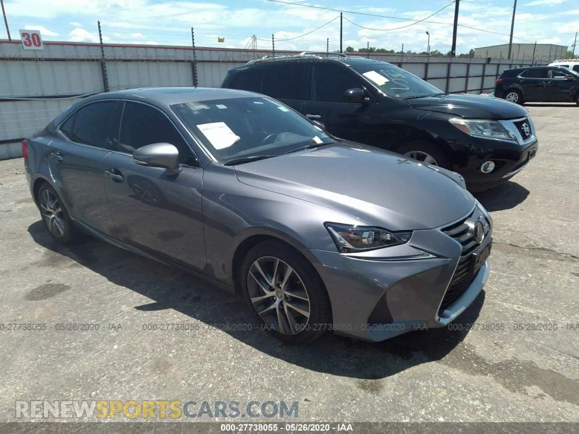 1 Photograph of a damaged car JTHBA1D24K5098798 LEXUS IS 2019