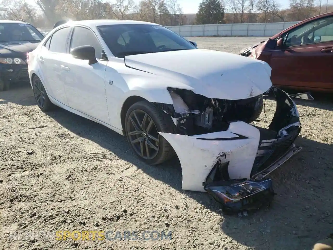 1 Photograph of a damaged car JTHBA1D24K5100324 LEXUS IS 2019