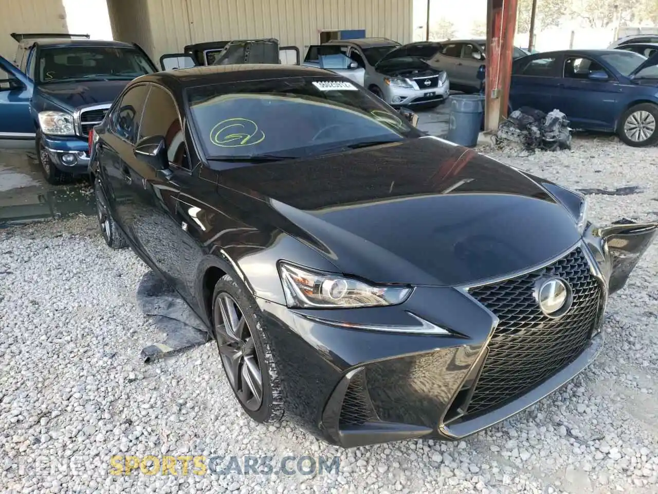 1 Photograph of a damaged car JTHBA1D25K5084568 LEXUS IS 2019