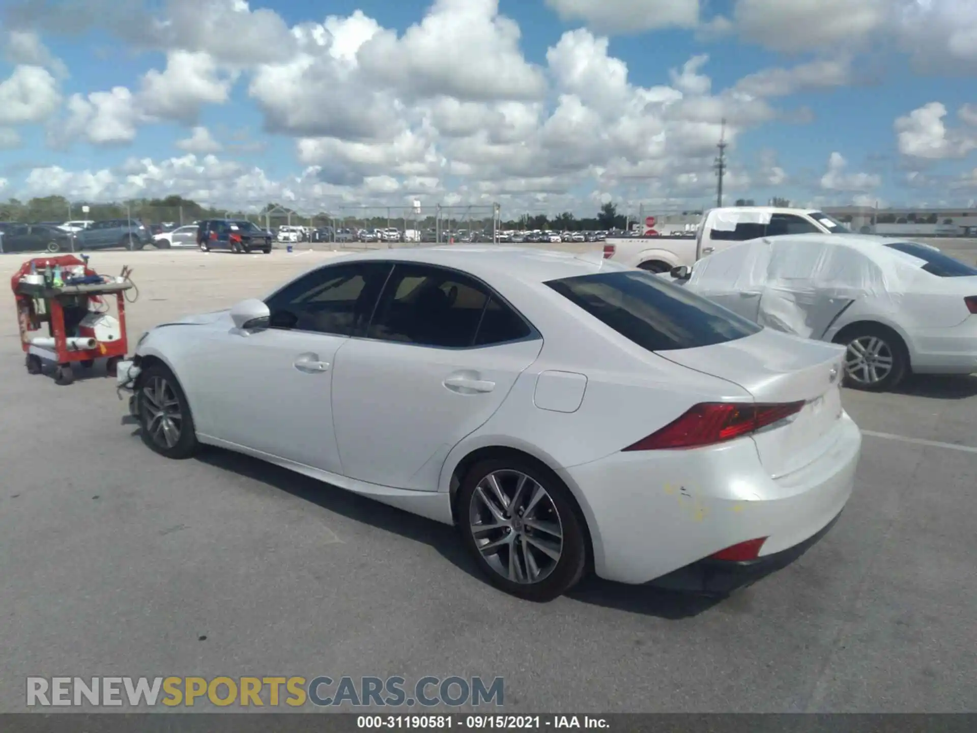 3 Photograph of a damaged car JTHBA1D25K5091438 LEXUS IS 2019