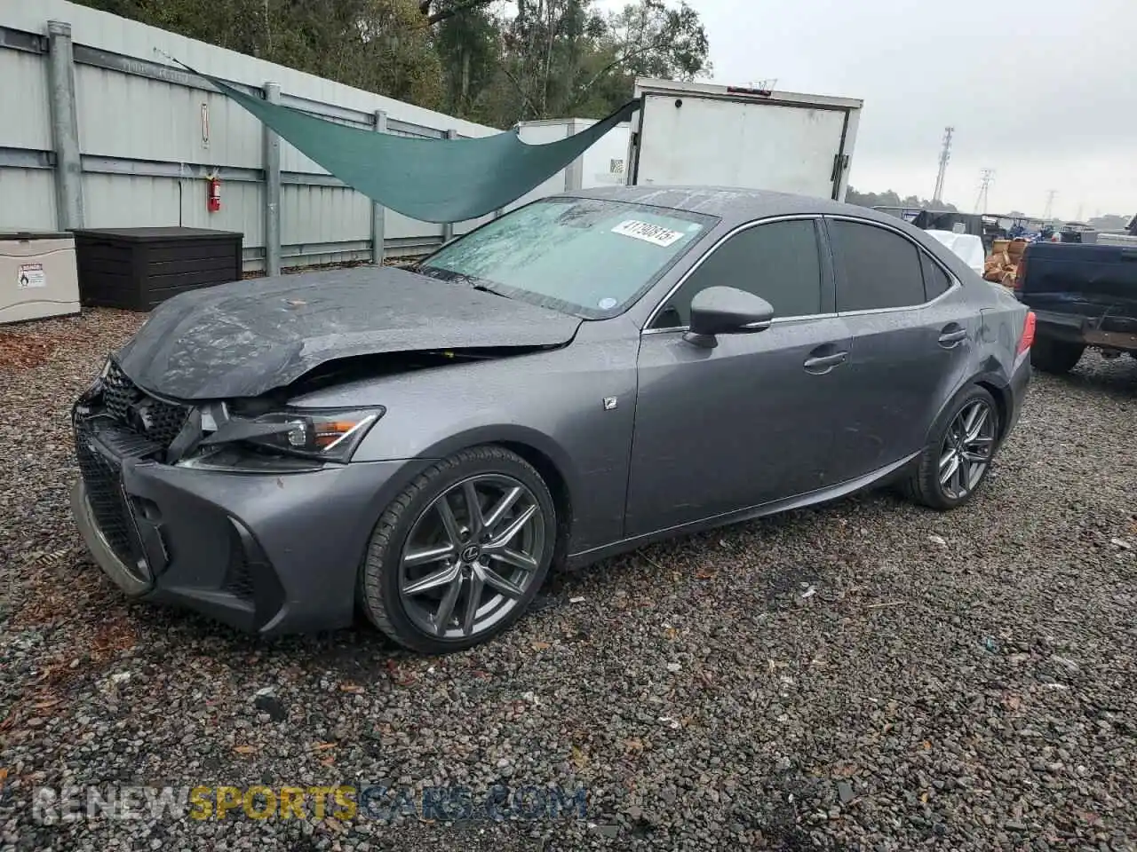 1 Photograph of a damaged car JTHBA1D25K5092007 LEXUS IS 2019