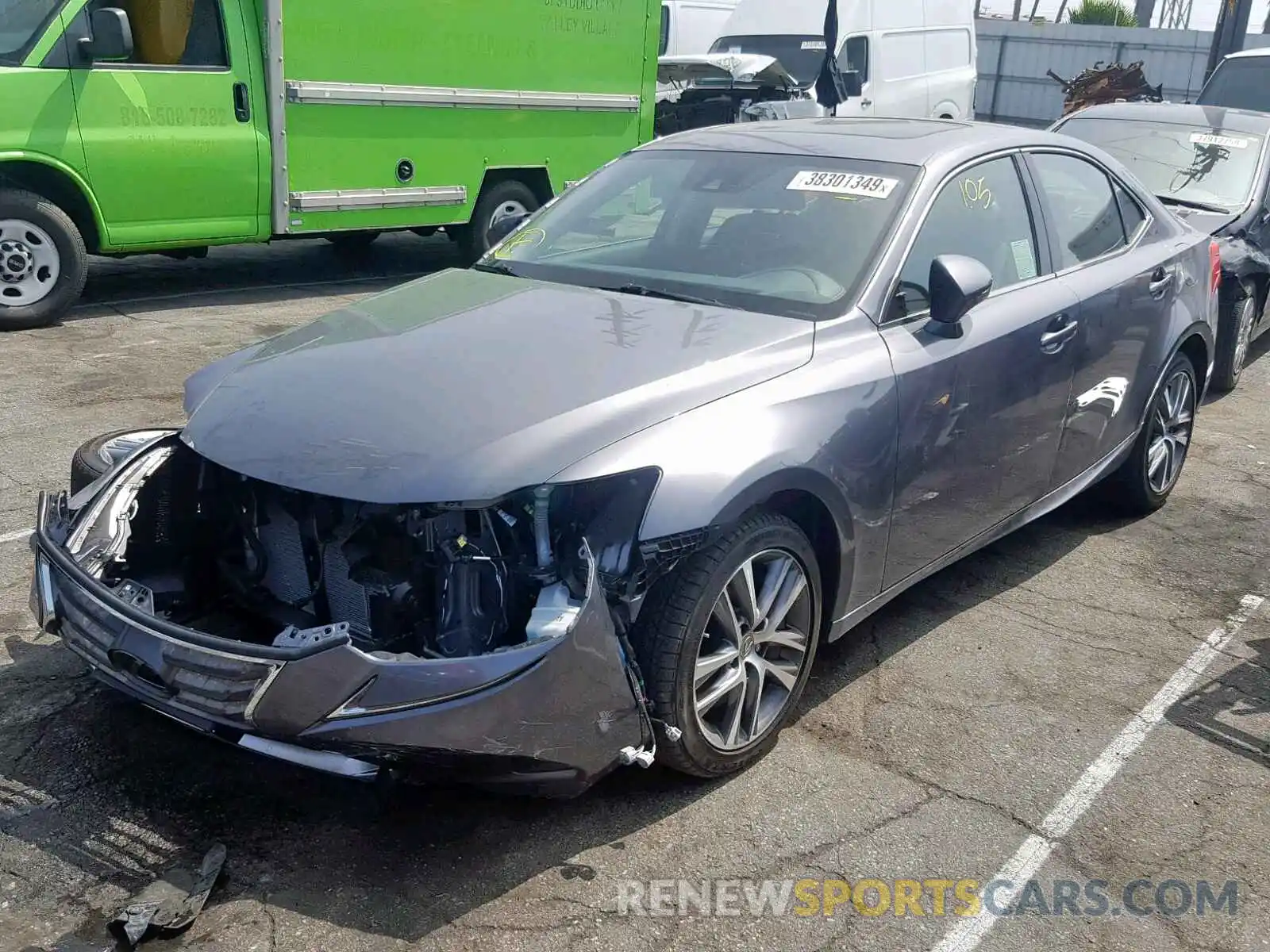 2 Photograph of a damaged car JTHBA1D25K5094713 LEXUS IS 2019