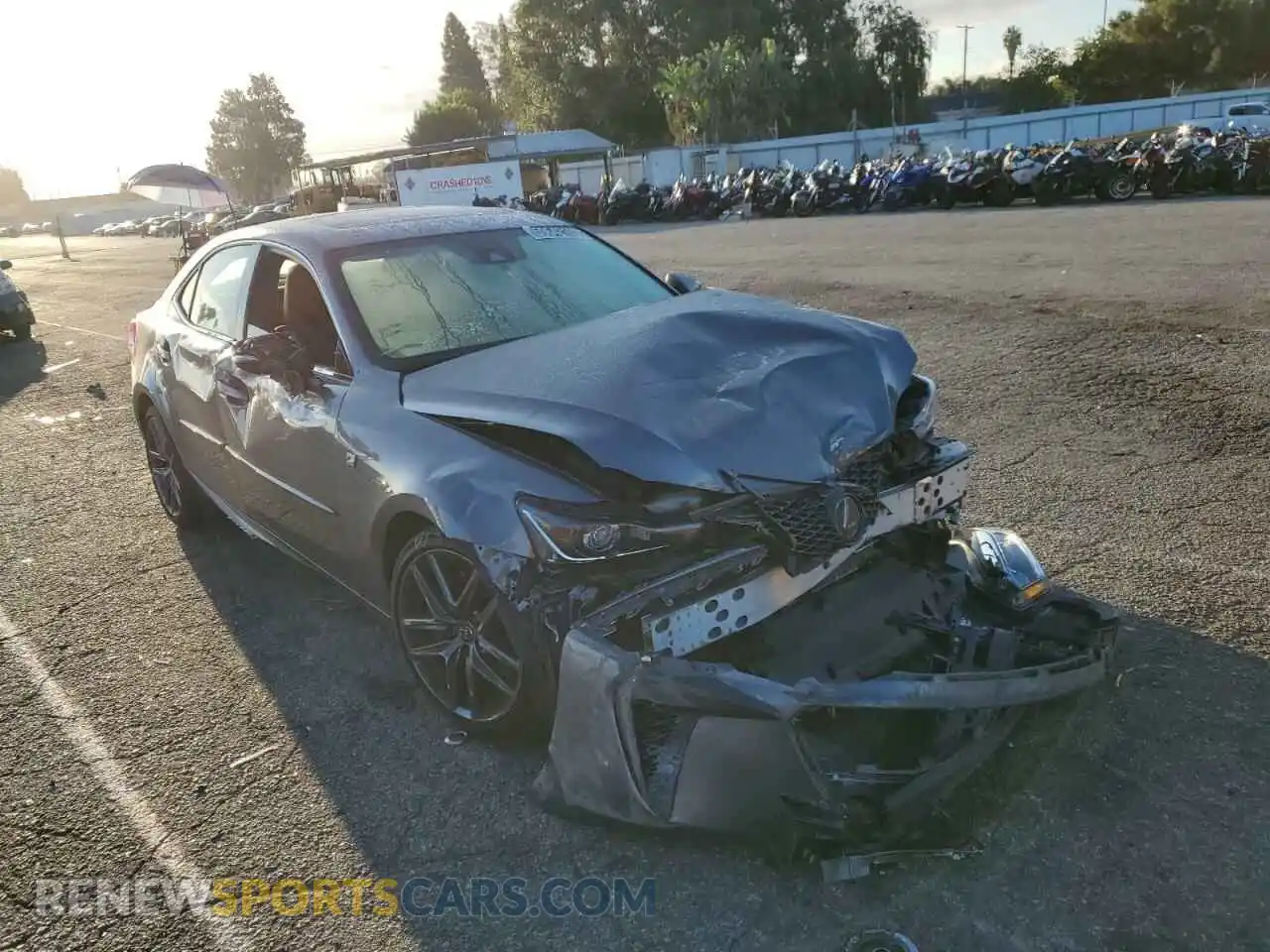 1 Photograph of a damaged car JTHBA1D25K5099846 LEXUS IS 2019