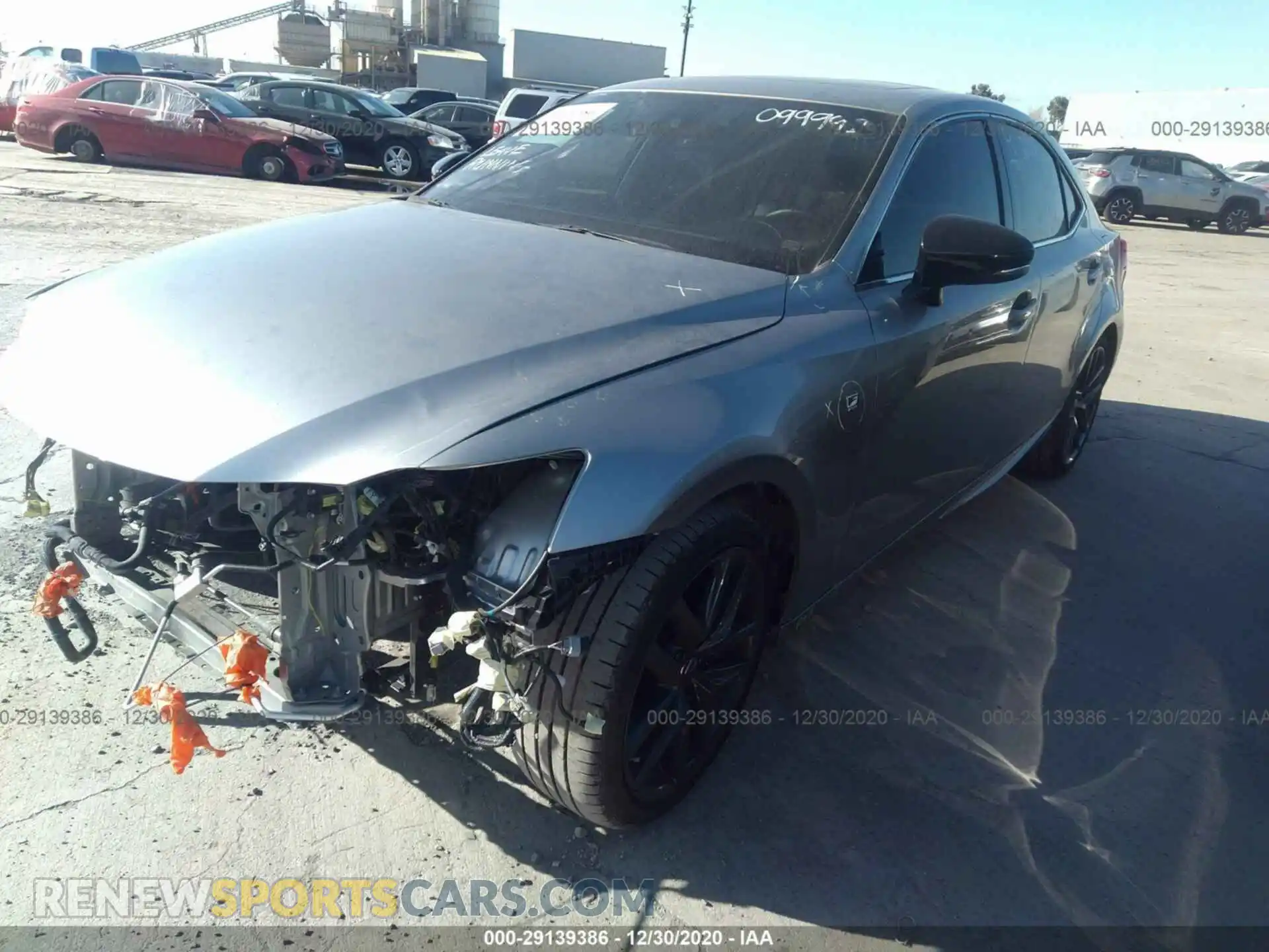 2 Photograph of a damaged car JTHBA1D25K5099992 LEXUS IS 2019