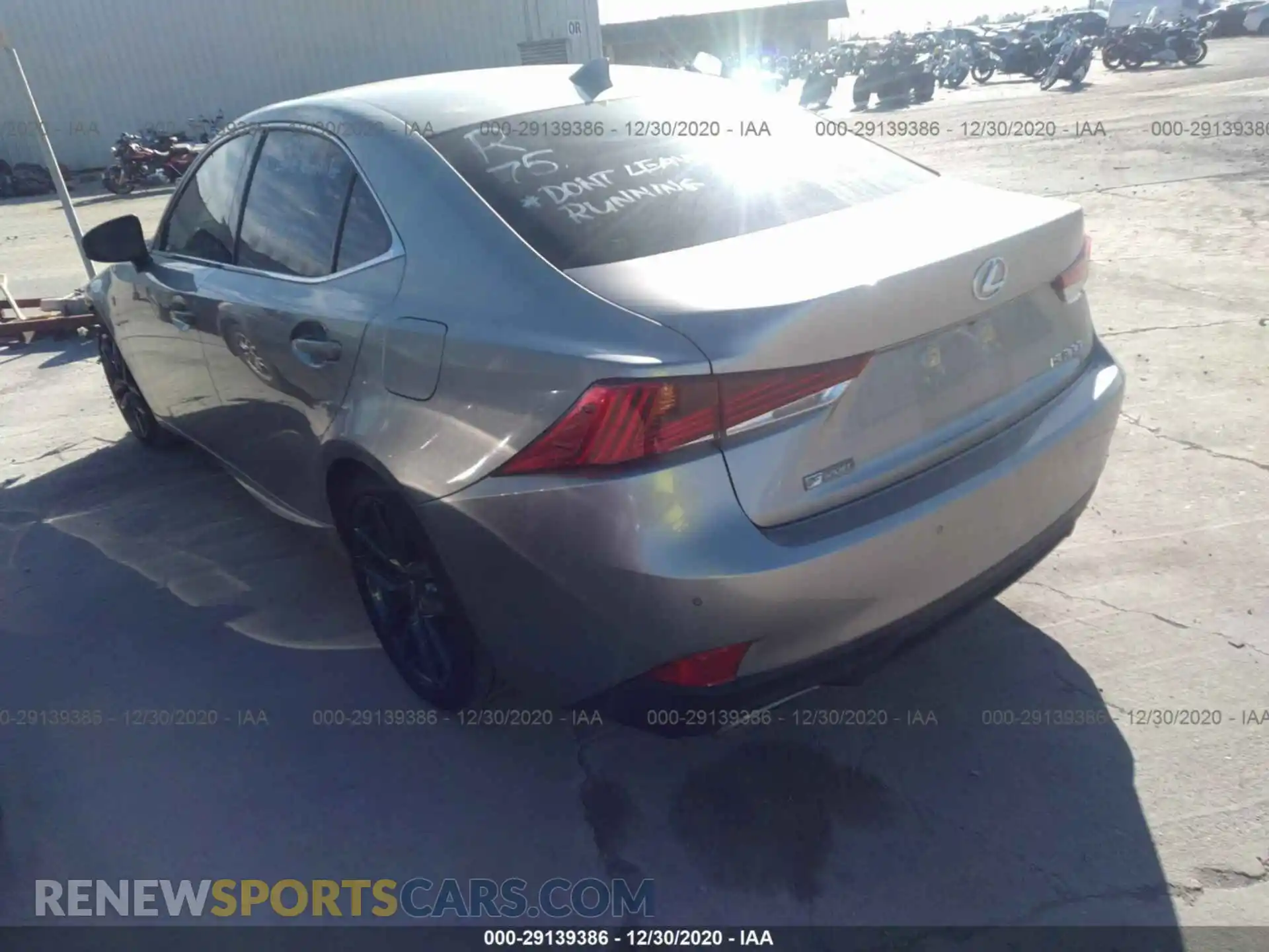 3 Photograph of a damaged car JTHBA1D25K5099992 LEXUS IS 2019
