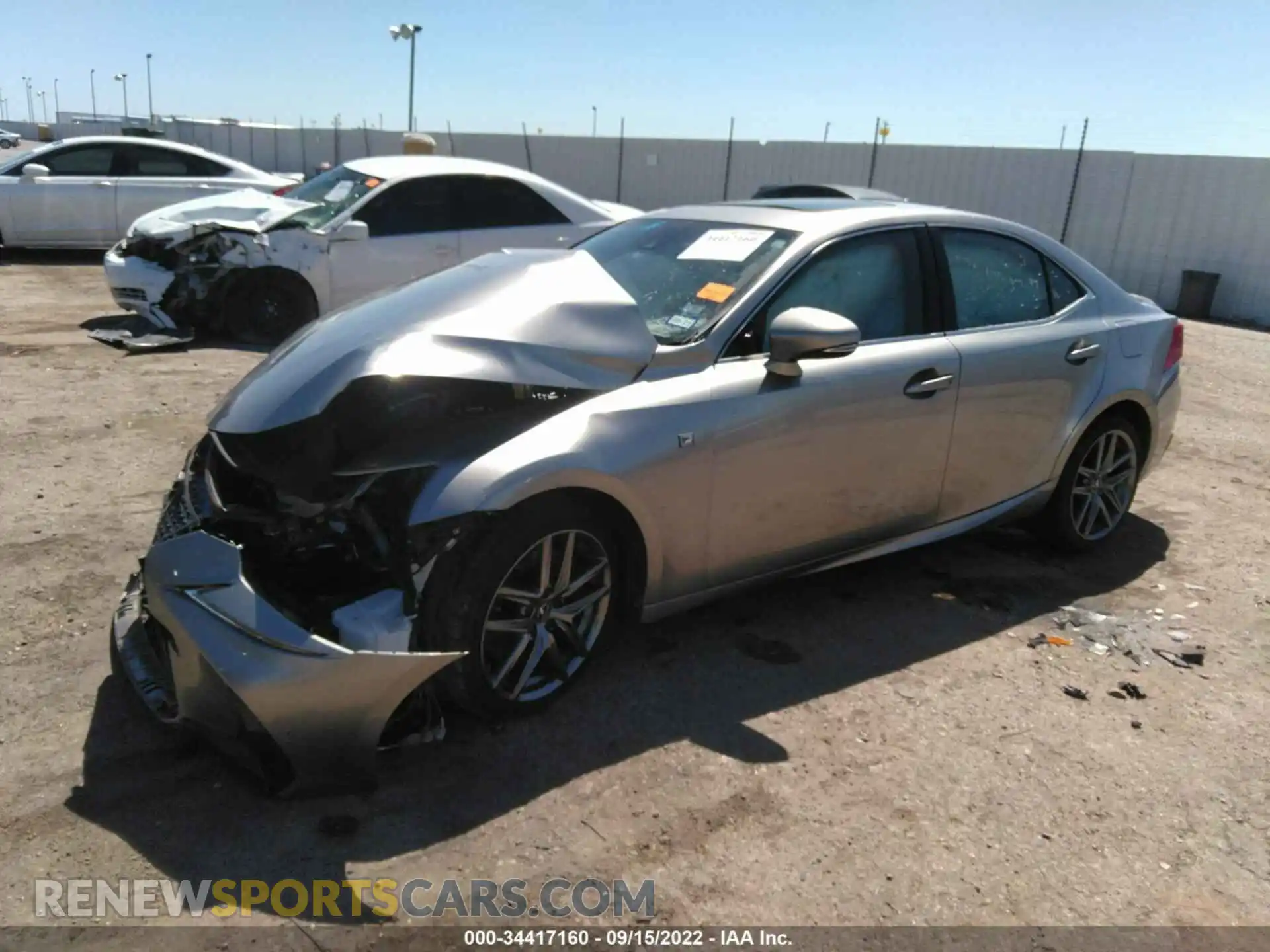 2 Photograph of a damaged car JTHBA1D25K5100896 LEXUS IS 2019